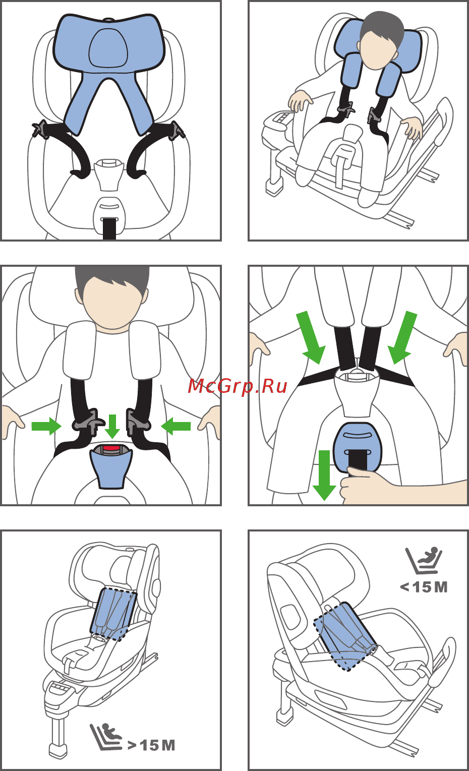 Recaro Zero.1 Elite R129 Racing группа 0/1, Красный Инструкция по эксплуатации онлайн [8/24] 306370