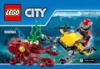 Lego City Deep Sea Explorers Глубоководный скутер (60090) Инструкция по эксплуатации