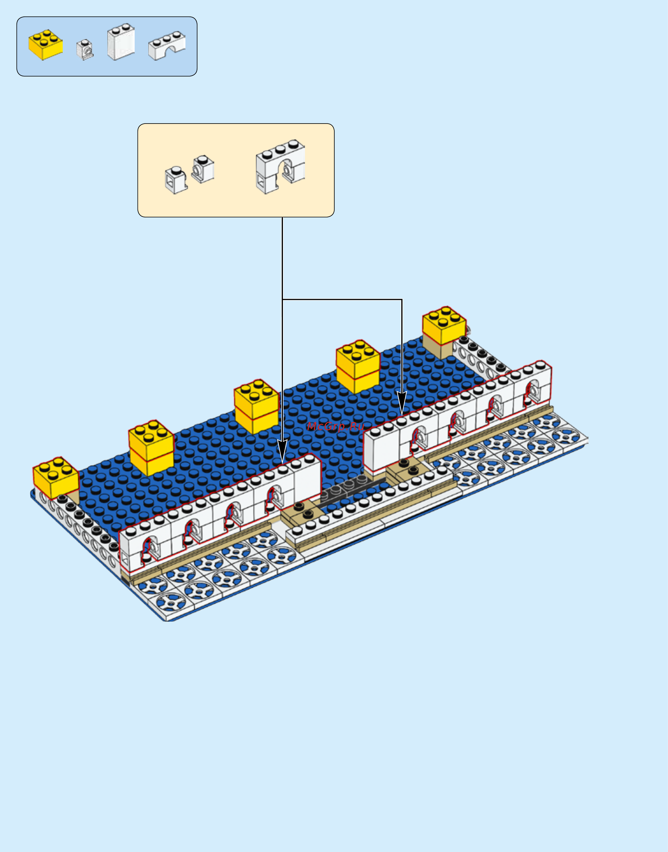 Lego Creator Тадж Махал Инструкция по эксплуатации онлайн [6/184] 306033