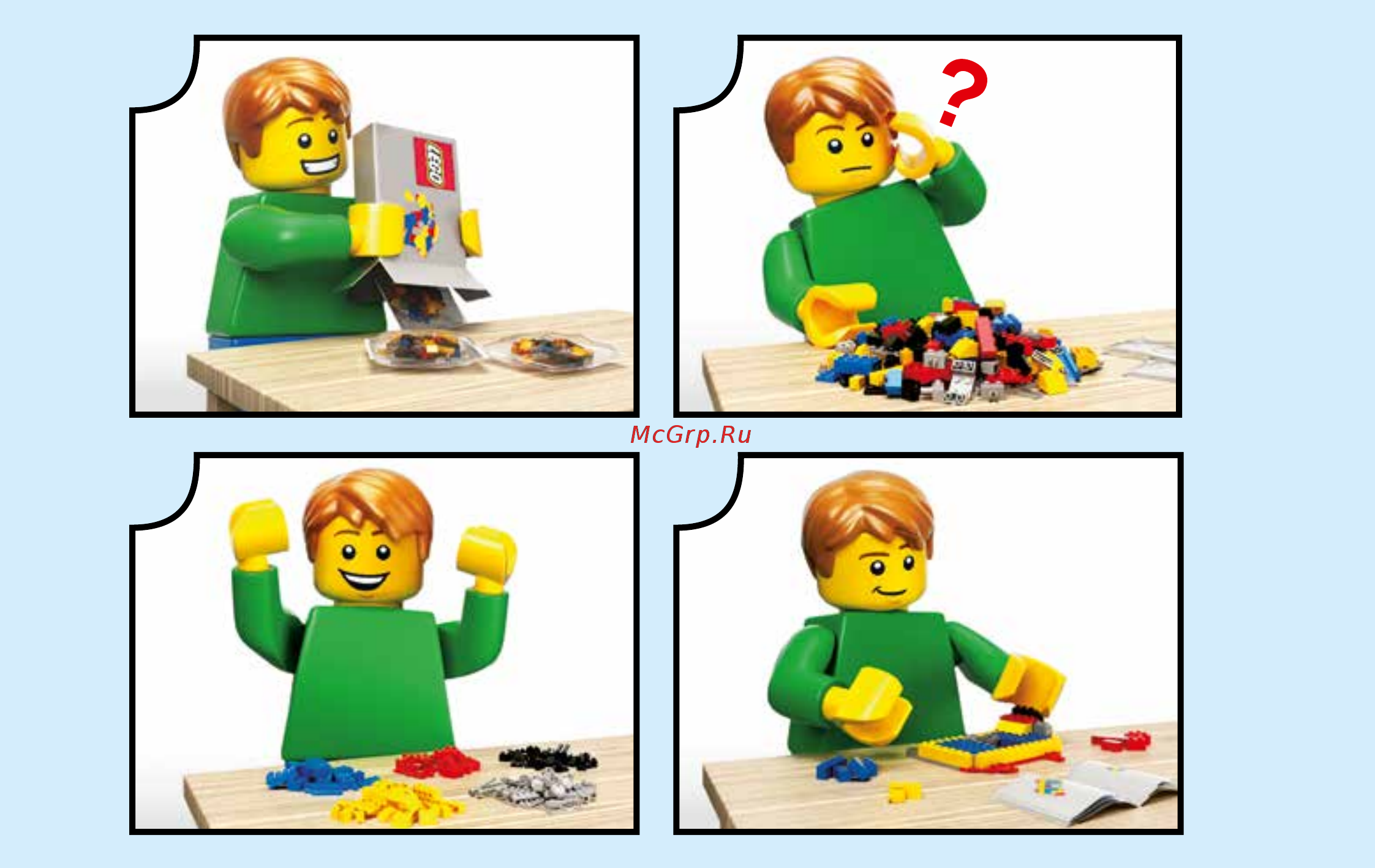 Lego Календарь из кубиков Инструкция по эксплуатации онлайн [2/48] 306035