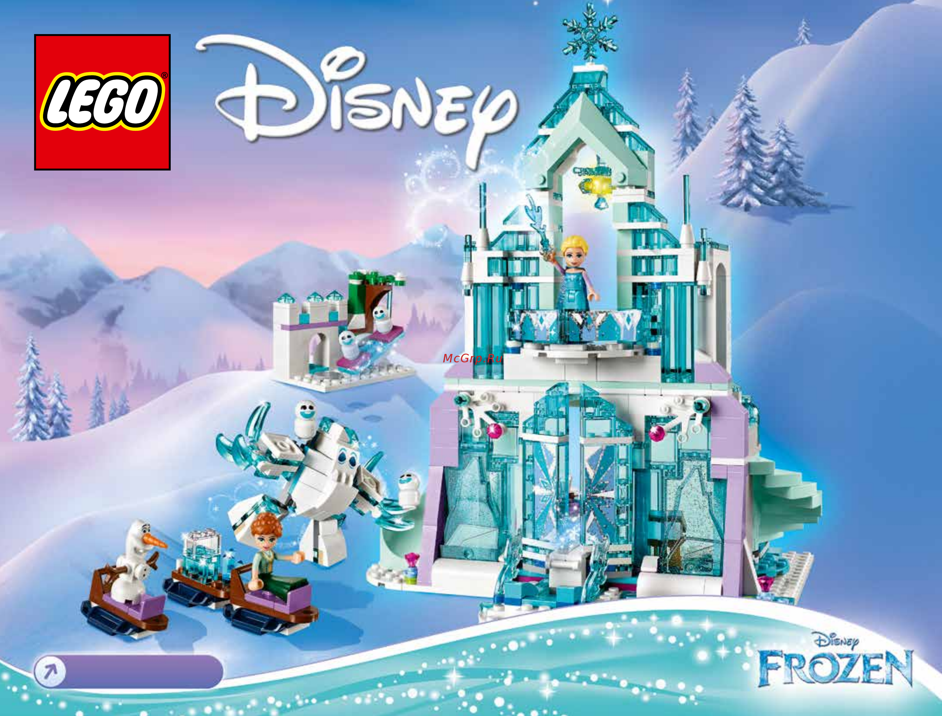 Lego Disney Princess Волшебный ледяной замок Эльзы (41148) Инструкция по эксплуатации онлайн