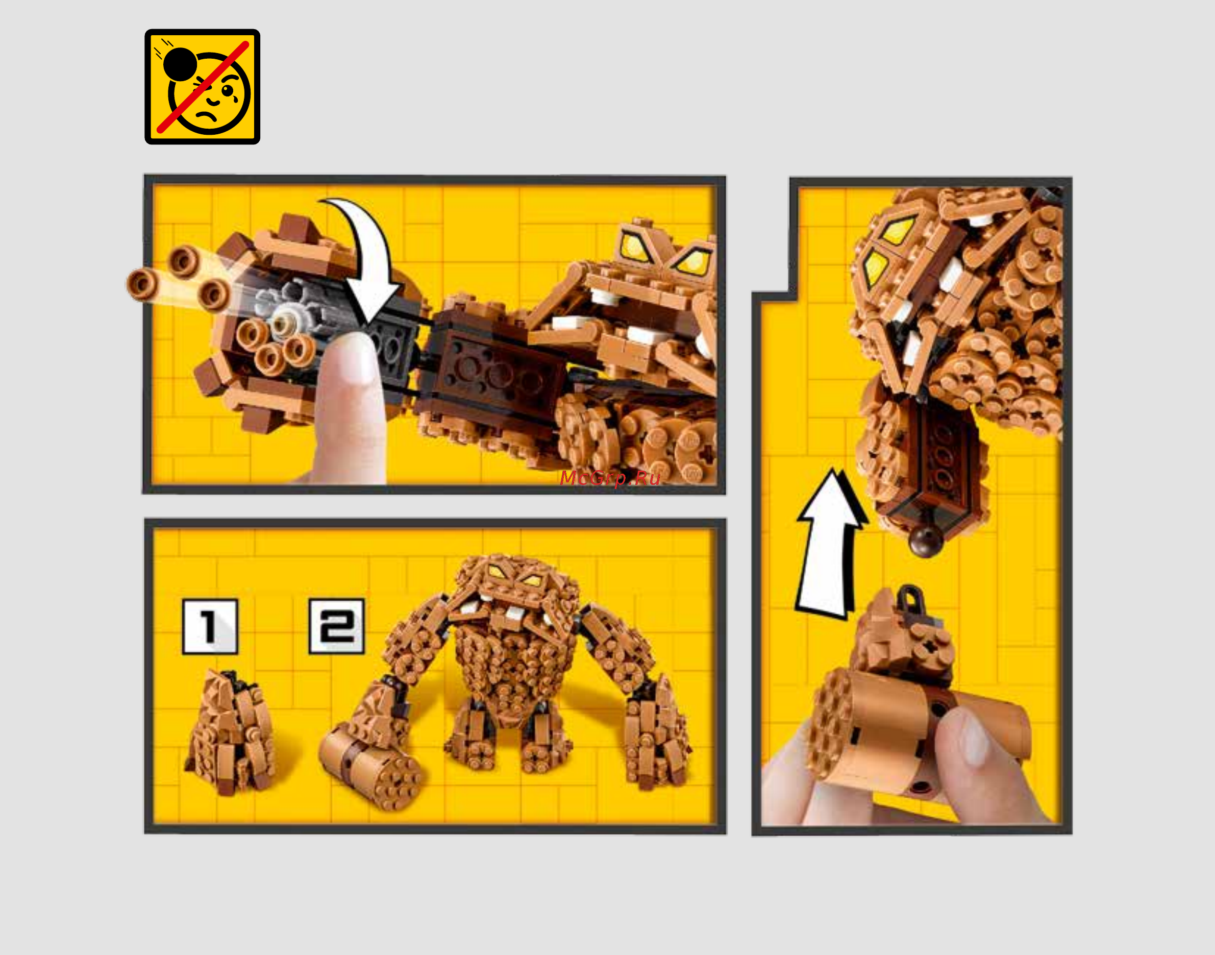 Lego Batman Movie Атака Глиноликого (70904) Инструкция по эксплуатации онлайн [80/84] 306071