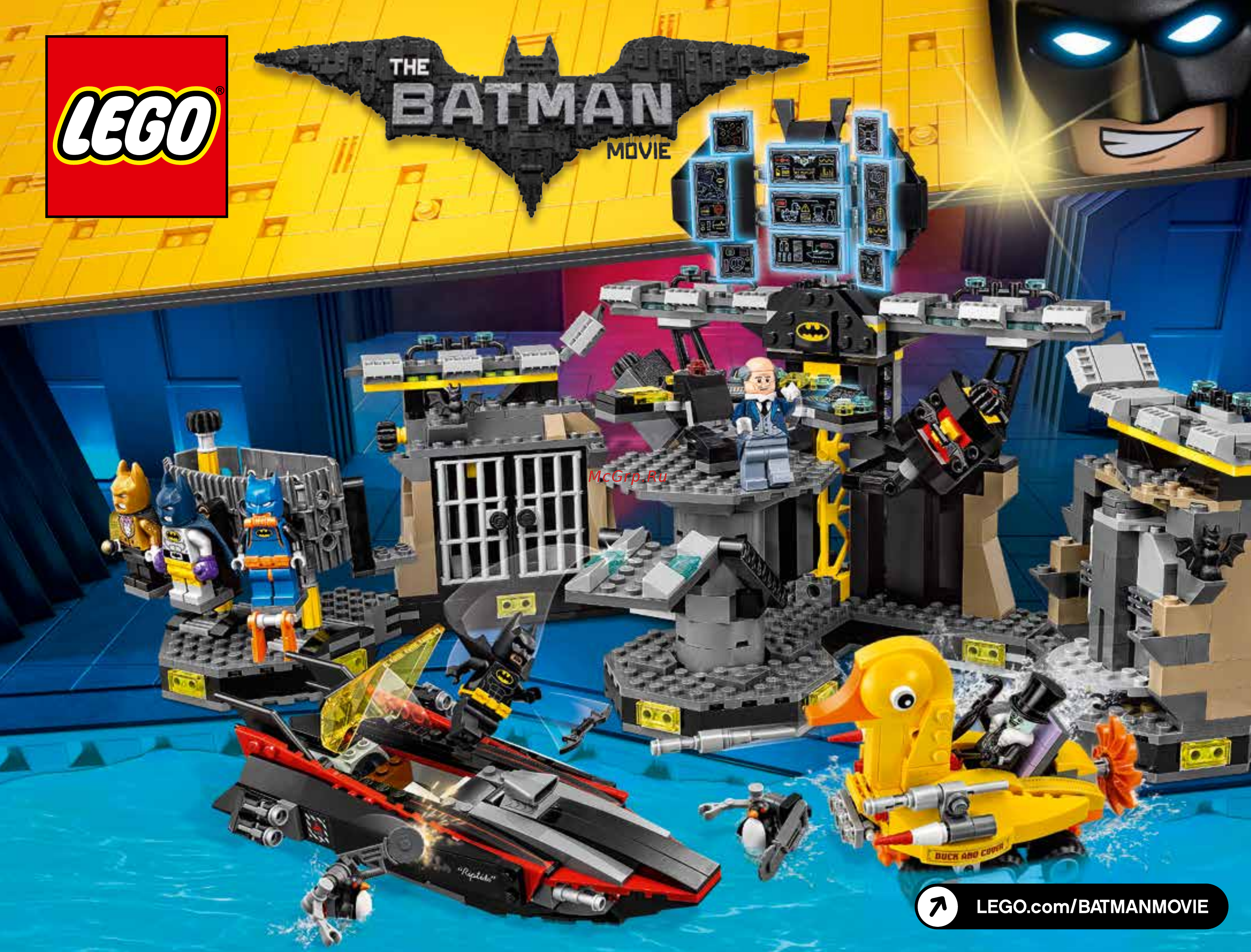 Lego Batman Movie Нападение на Бэтпещеру (70909) Инструкция по эксплуатации онлайн