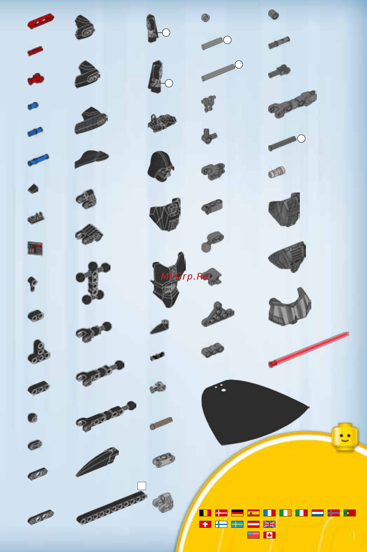 Lego Constraction Star Wars Дарт Вейдер (75111) [43/47] 00800 5346 5555 1 800 422 5346
