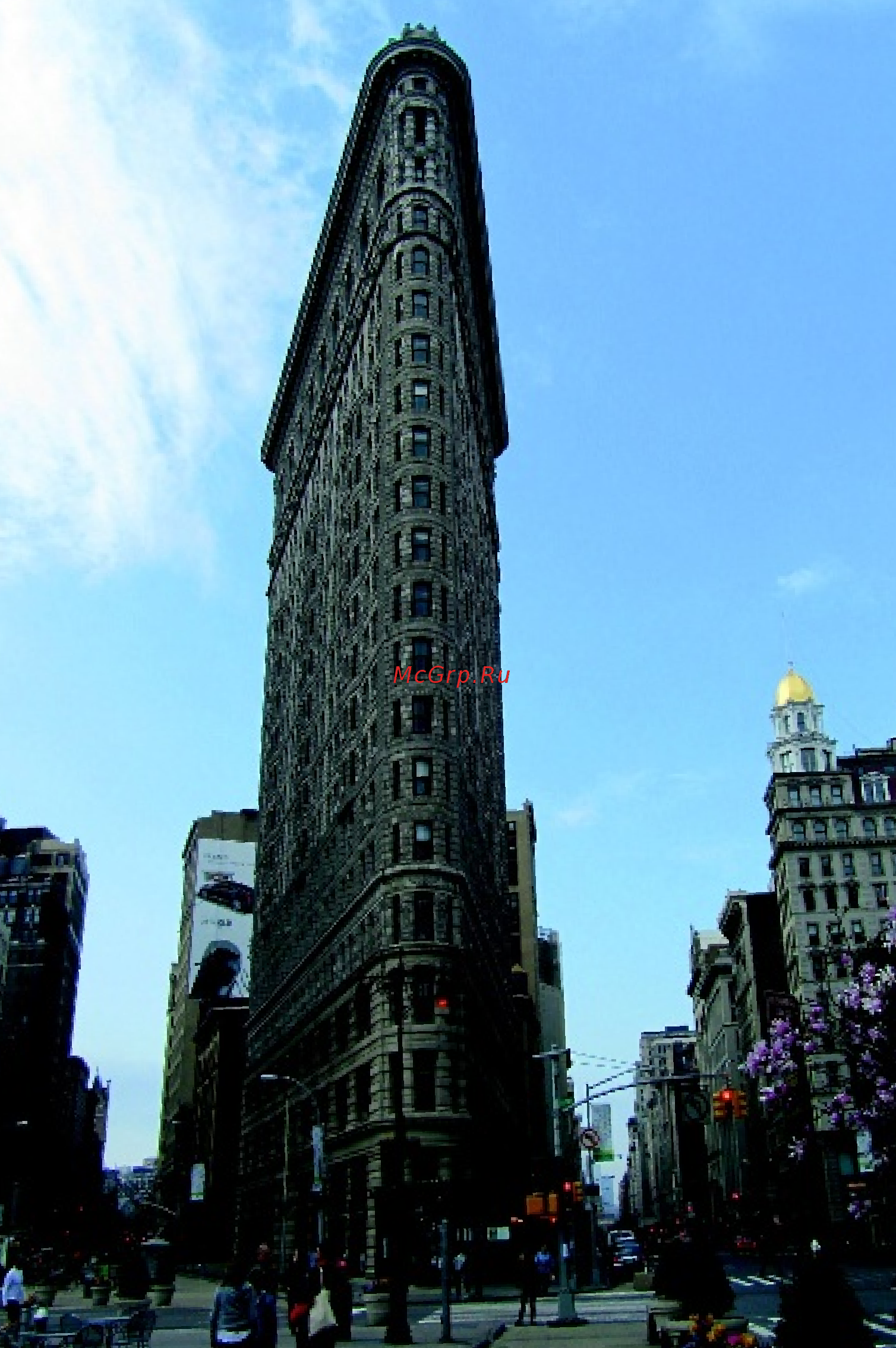Lego Architecture Флэтайрон-билдинг (21023) [6/88] The building today