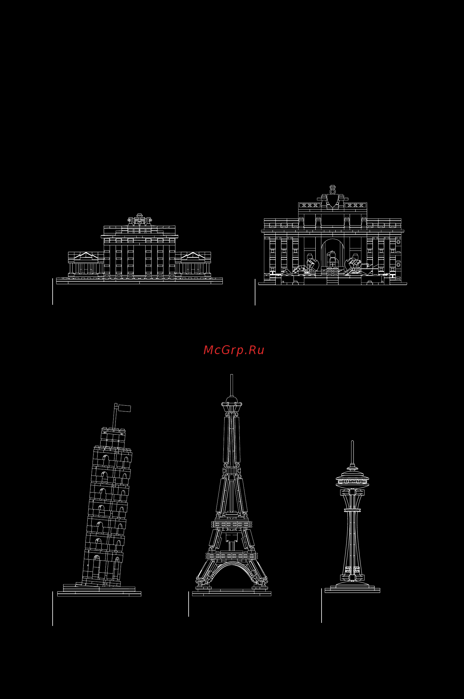 Lego Architecture Флэтайрон-билдинг (21023) [85/88] And collect all the models