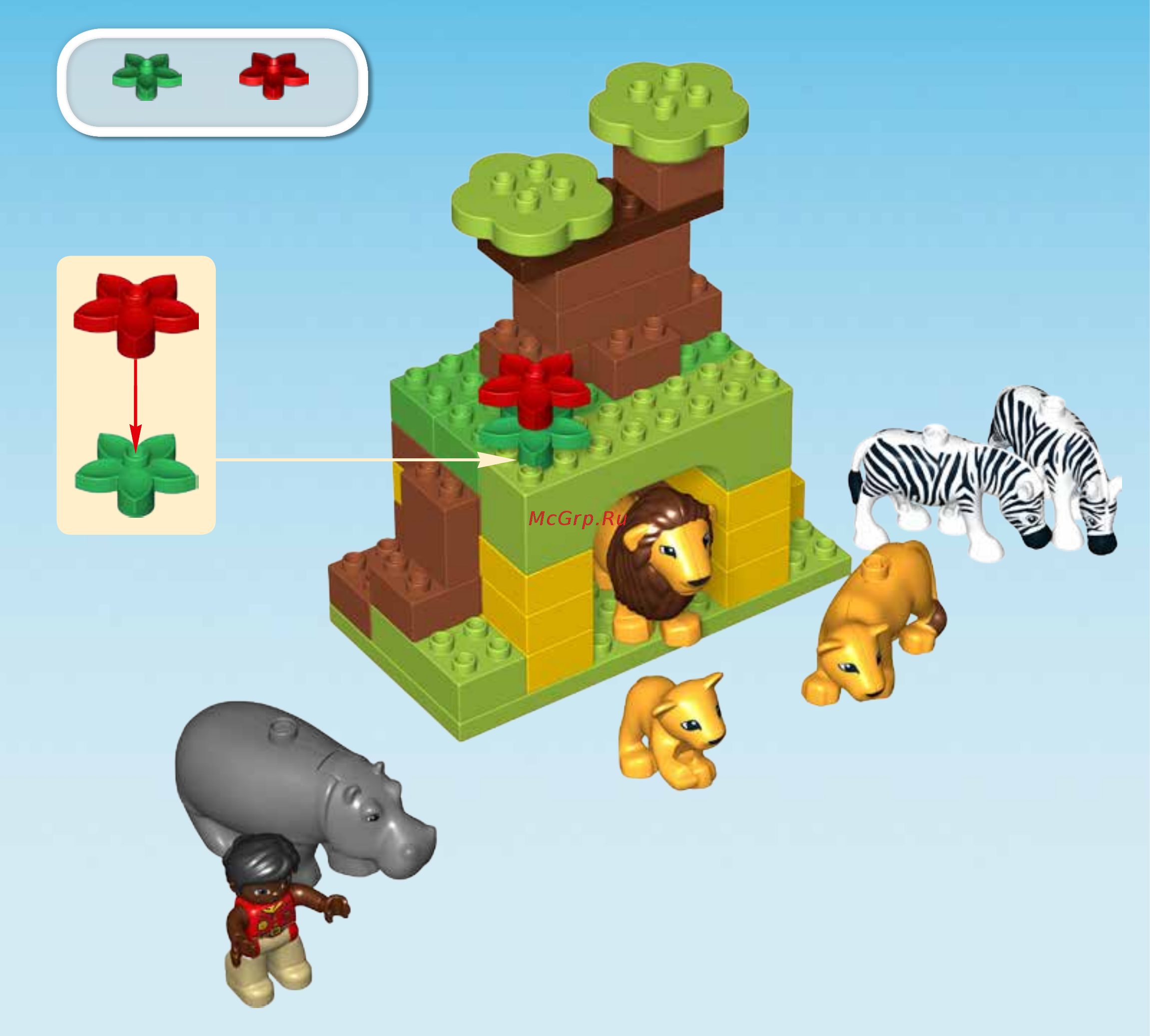 Lego DUPLO Town Вокруг света (10805) Инструкция по эксплуатации онлайн [41/59] 306095