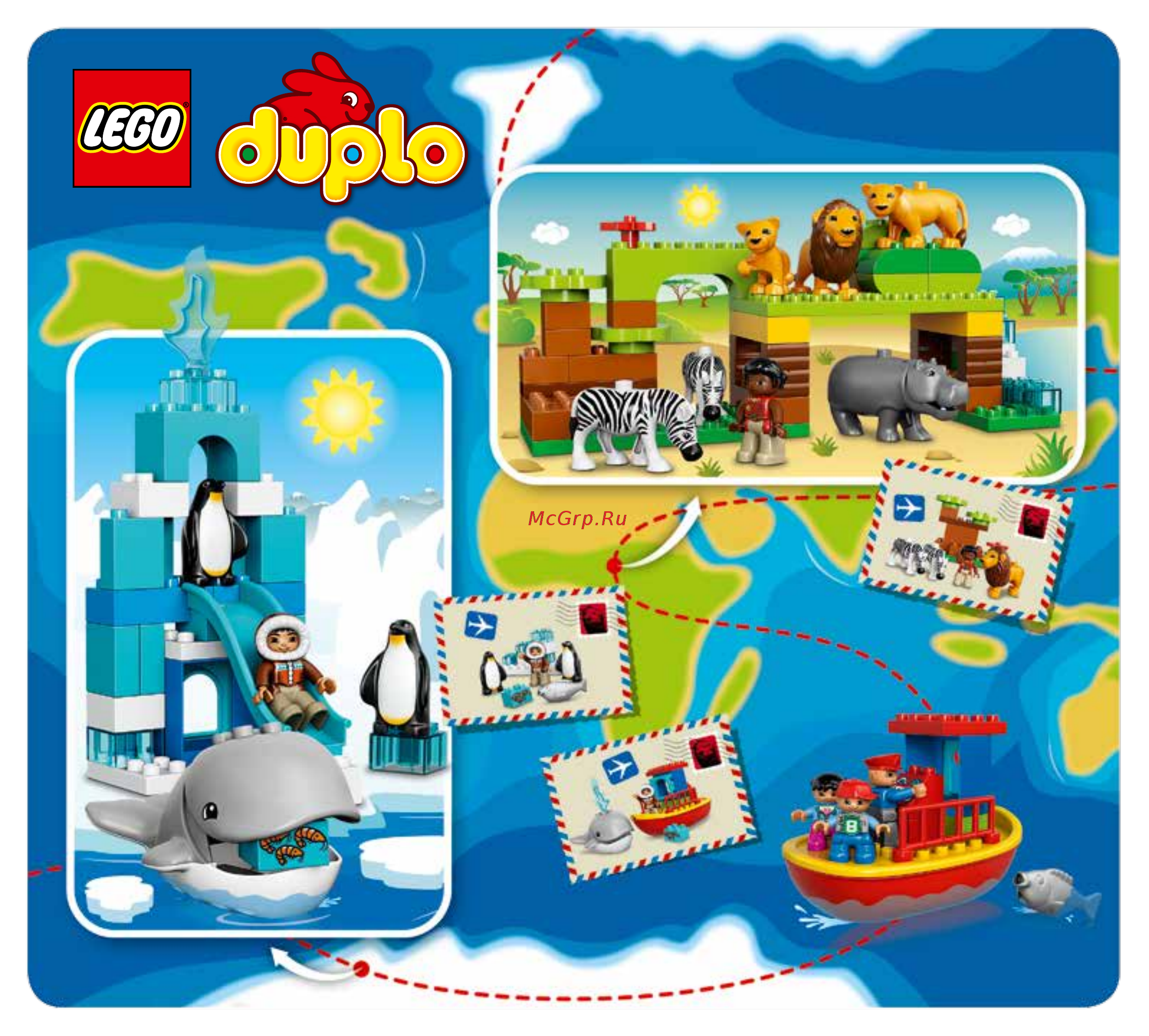 Lego DUPLO Town Вокруг света (10805) Инструкция по эксплуатации онлайн [55/59] 306095
