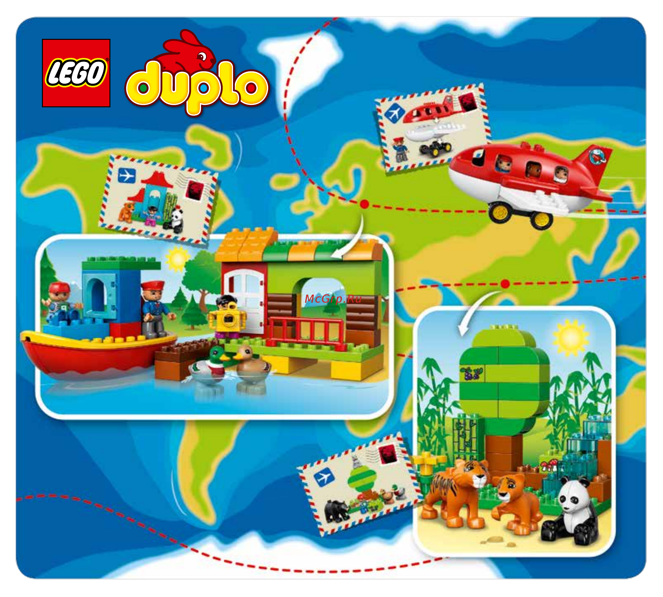 Lego DUPLO Town Вокруг света (10805) Инструкция по эксплуатации онлайн [56/59] 306095