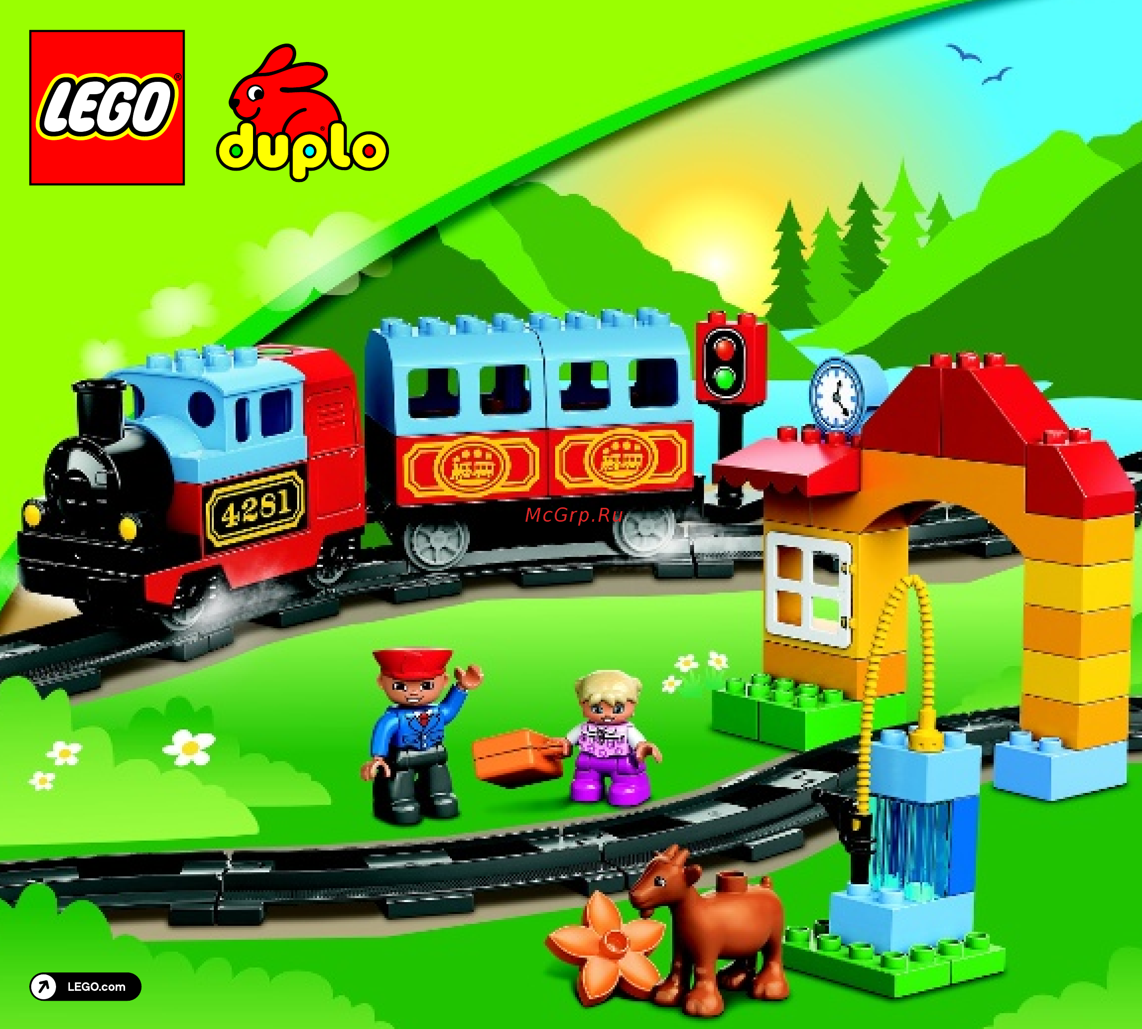 Lego DUPLO Town Мой первый поезд (10507) Инструкция по эксплуатации онлайн