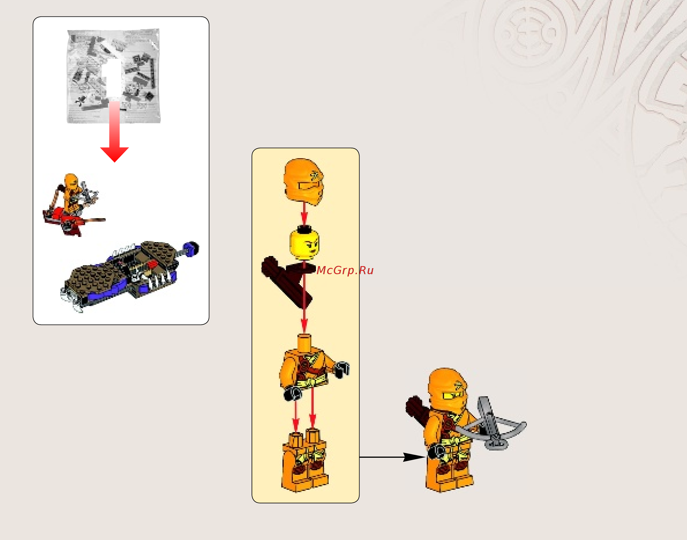 Lego Ninjago Вертолетная атака Анакондраев (70746) Инструкция по эксплуатации онлайн [3/63] 306173