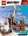 Lego Angry Birds Пиратский корабль свинок (75825) Инструкция по эксплуатации