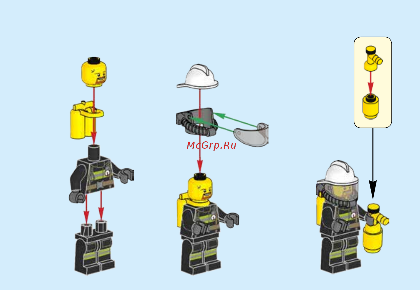 Lego City Fire Пожарный квадроцикл (60105) Инструкция по эксплуатации онлайн [3/31] 306182