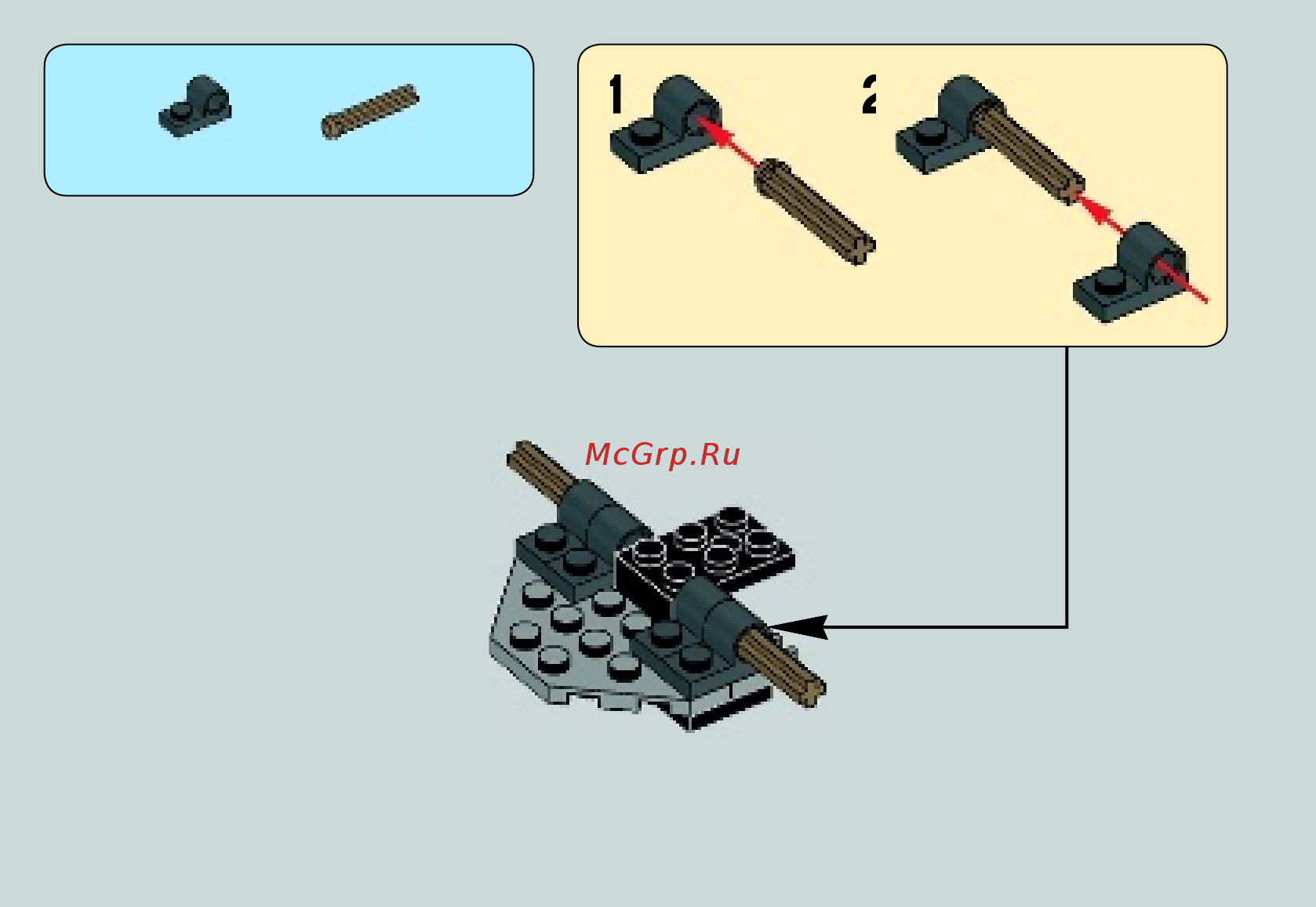 Lego Star Wars Дроид-Стервятник (75073) Инструкция по эксплуатации онлайн [8/31] 306198