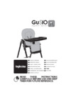 Inglesina Gusto Silver (AY94G3SLF) Инструкция по эксплуатации