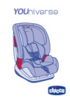Chicco Youniverse группа 1/2/3, Red (4079206700000) Инструкция по эксплуатации