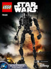 Lego Constraction Star Wars K-2SO (75120) Инструкция по эксплуатации