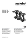 Metabo BS 18 LT BL Q 602334550 Инструкция по эксплуатации