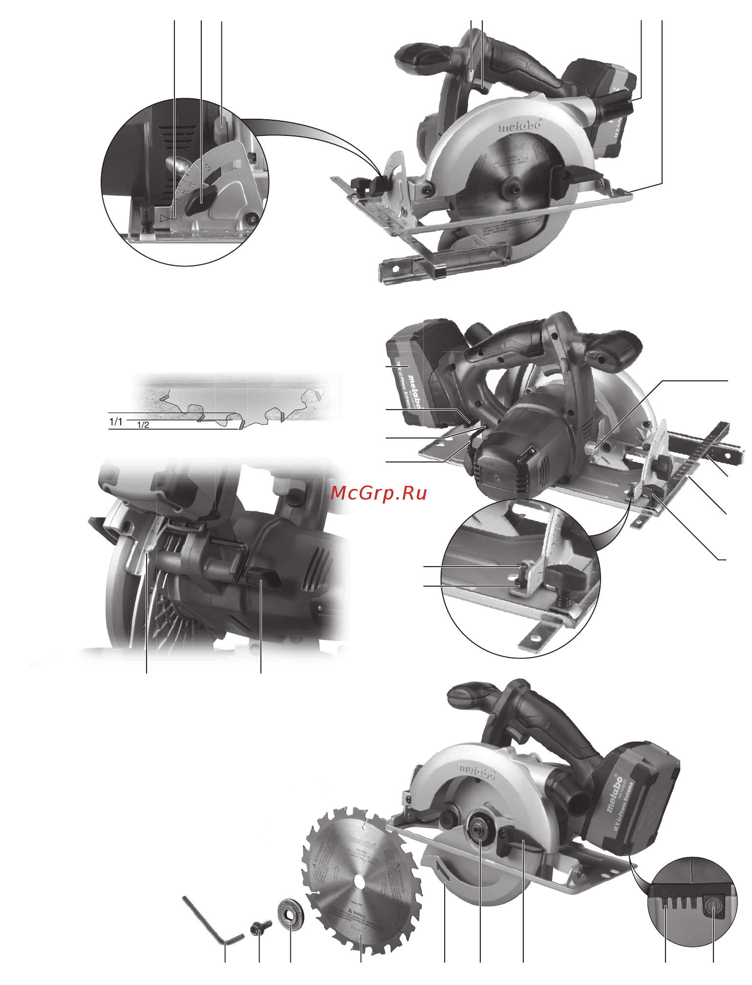 Metabo KSA 18 LTX 602268850 Инструкция по эксплуатации онлайн [2/92] 308651