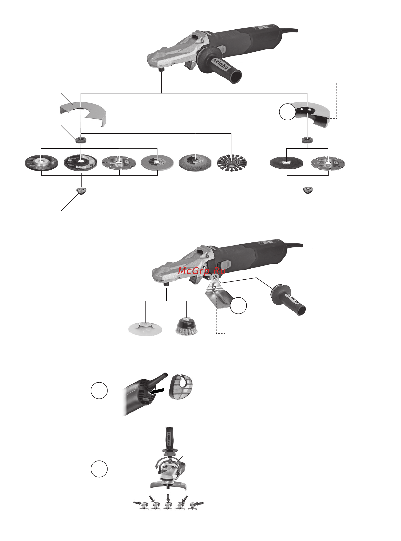 Metabo WEF 15-150 Quick 613083000 Инструкция по эксплуатации онлайн [5/112] 307660