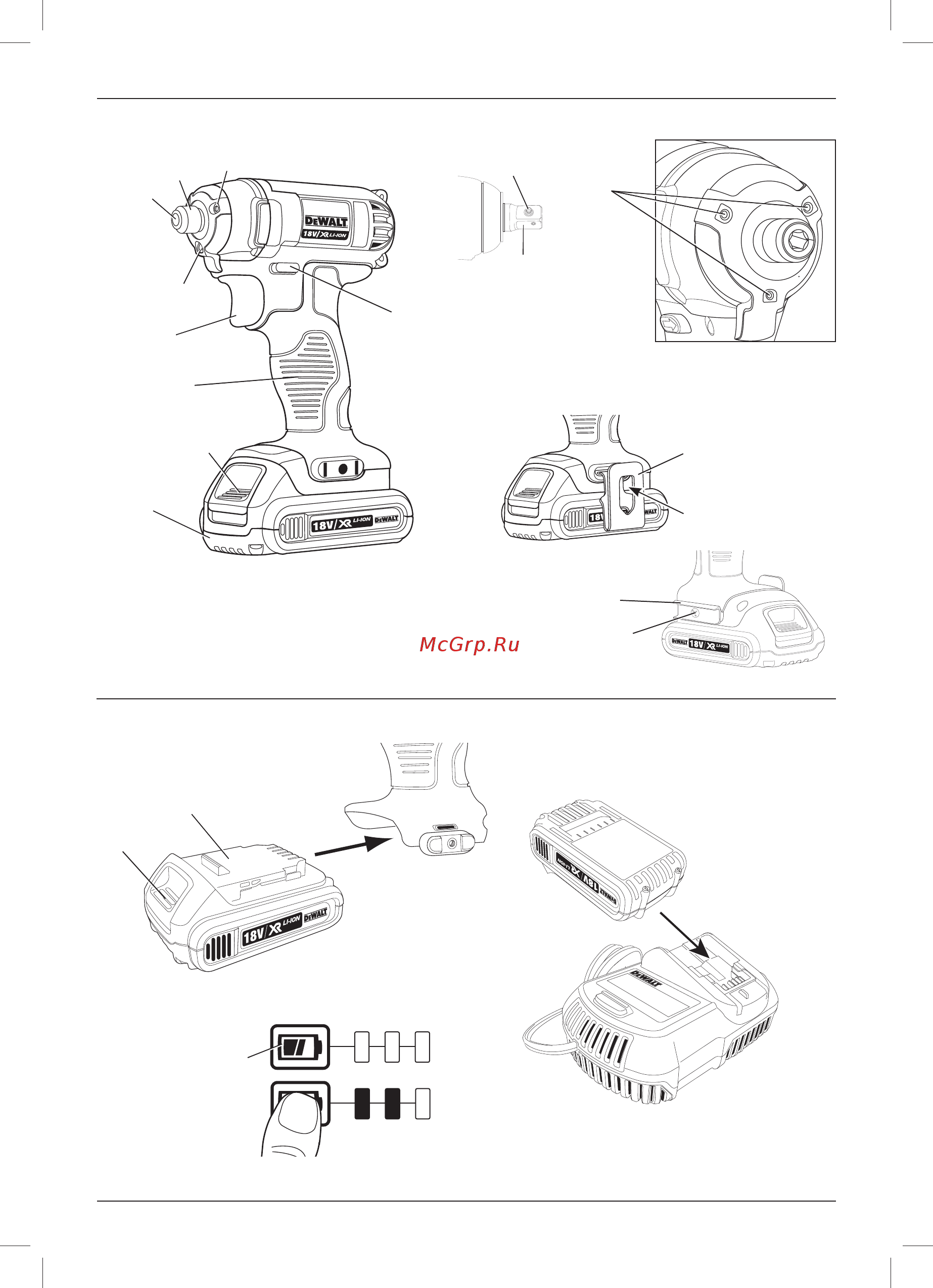 Dewalt DCF880M2-QW Инструкция по эксплуатации онлайн [2/20] 306642