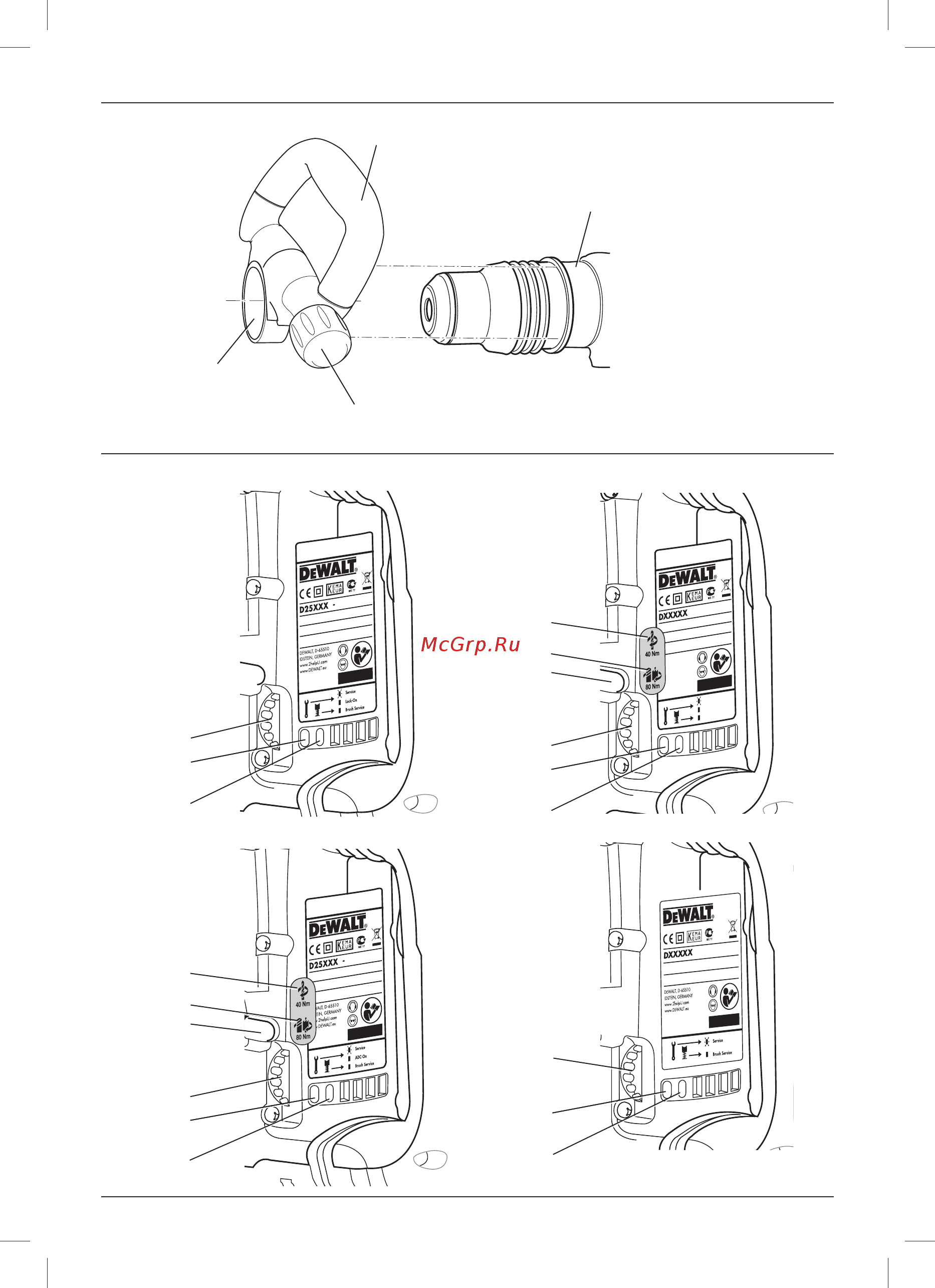 Dewalt D25820K-QS Инструкция по эксплуатации онлайн [5/40] 306660