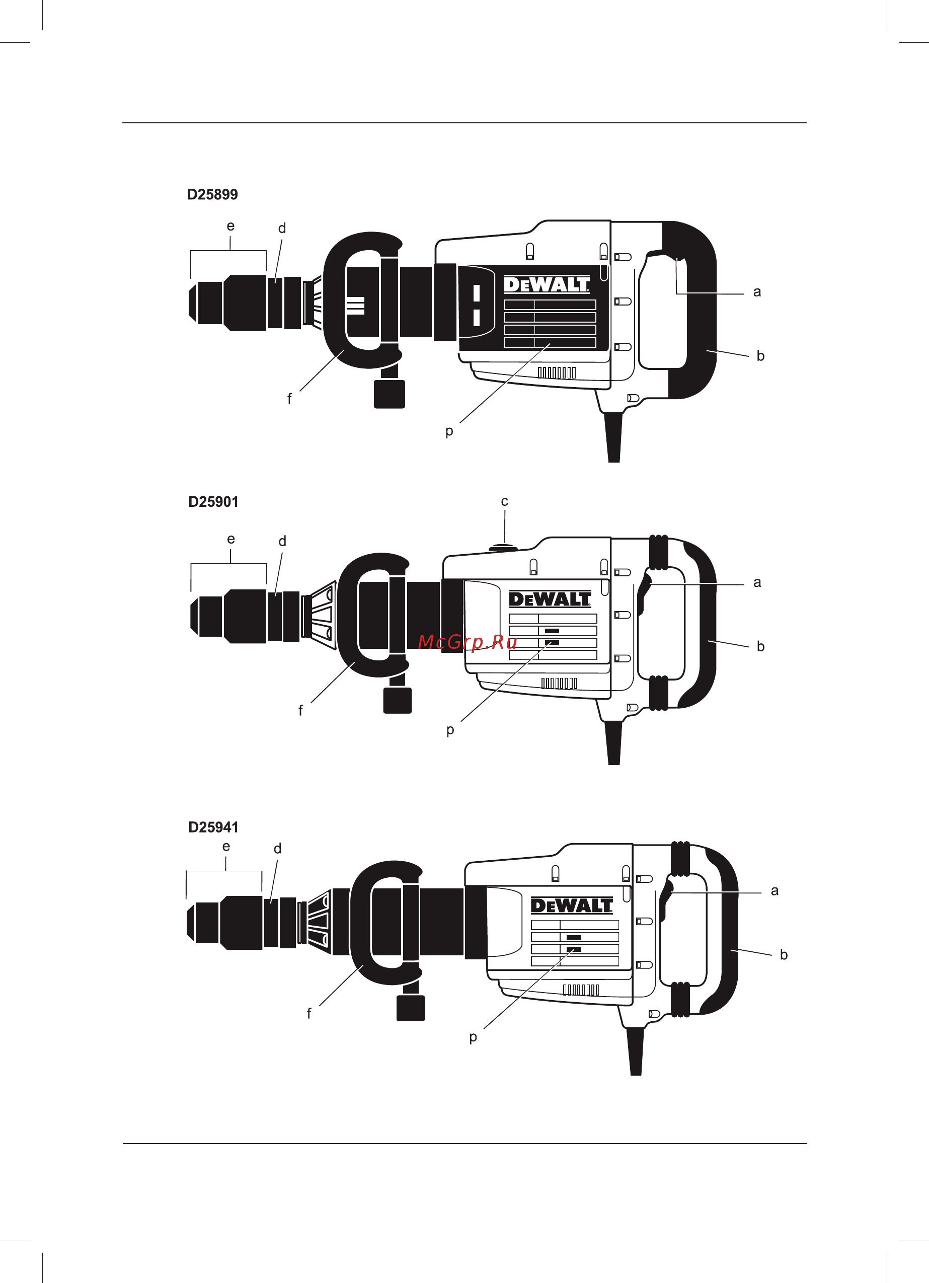 Dewalt D25899K-QS Инструкция по эксплуатации онлайн [2/32] 306663
