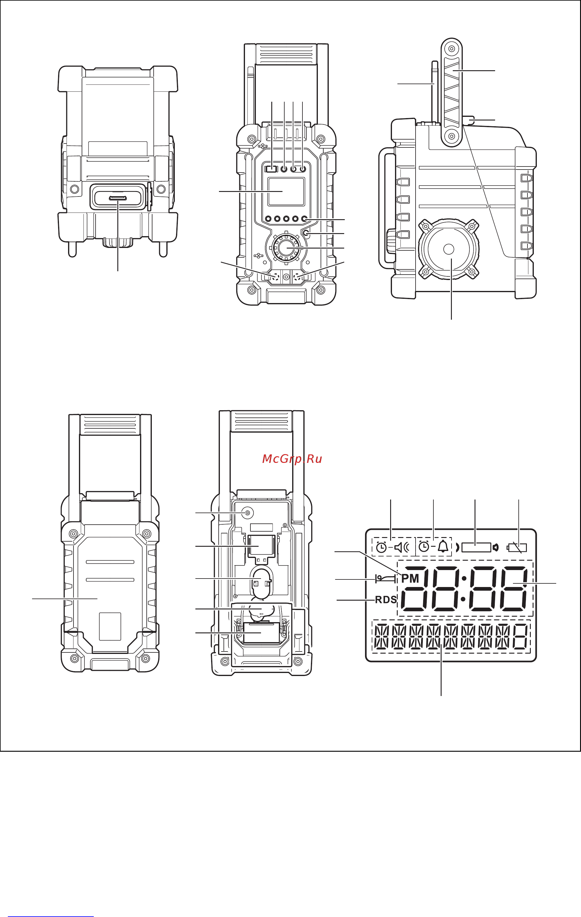 Makita BMR103B Инструкция по эксплуатации онлайн [2/124] 306888