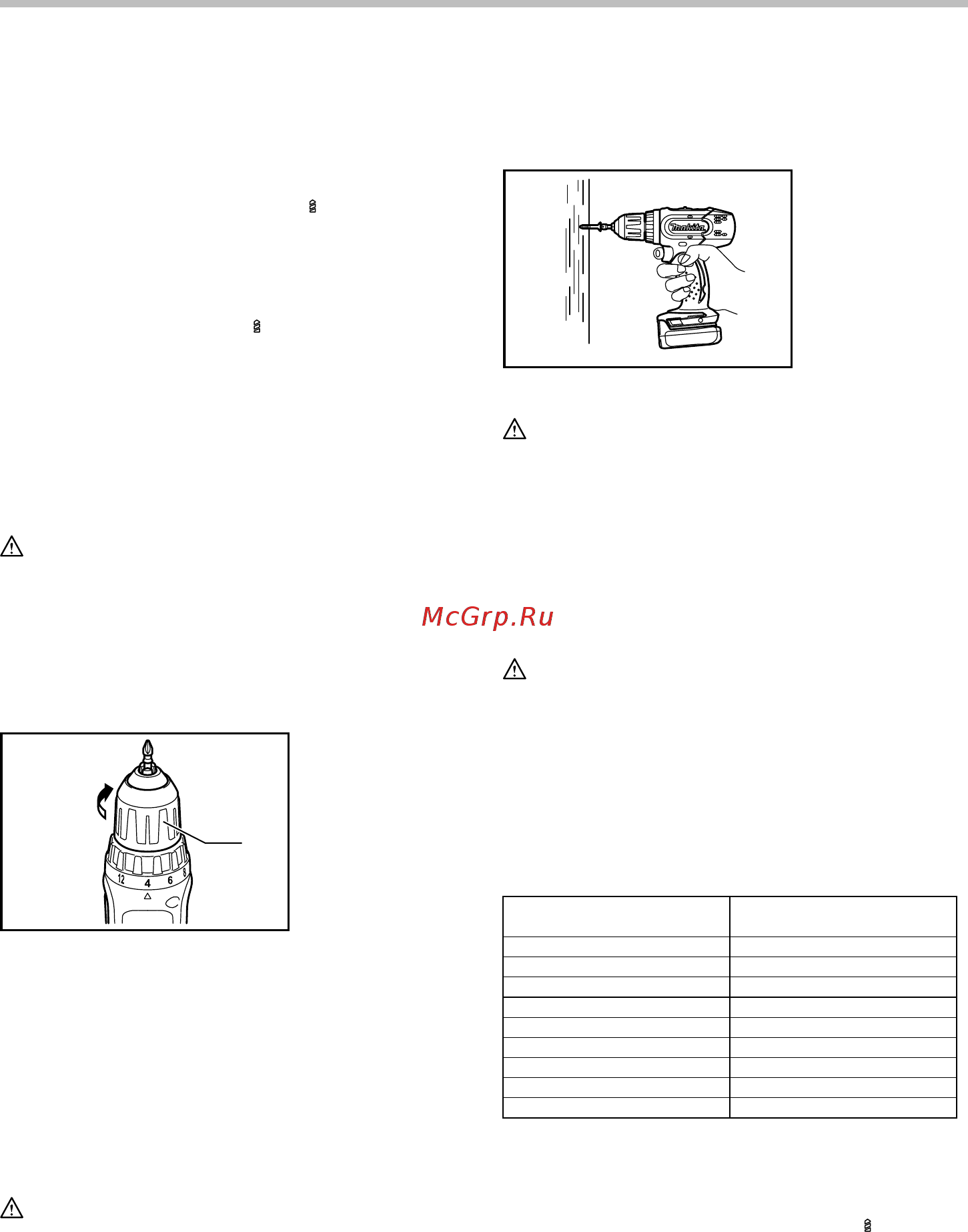 Makita BDF343RFE [8/12] Монтаж