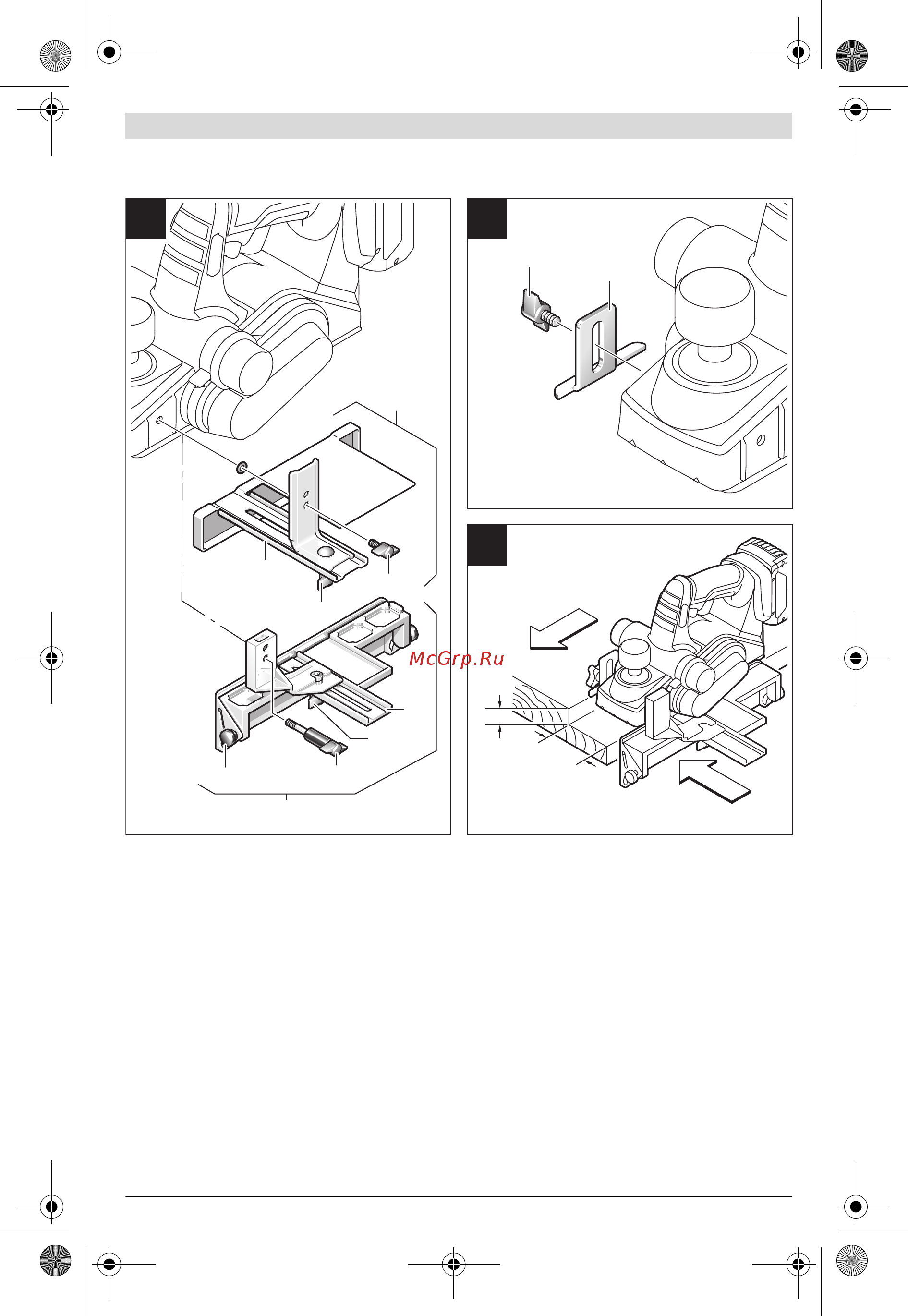 Bosch GHO 18 V-LI Solo 0.601.5A0.300 Инструкция по эксплуатации онлайн [5/199] 863789