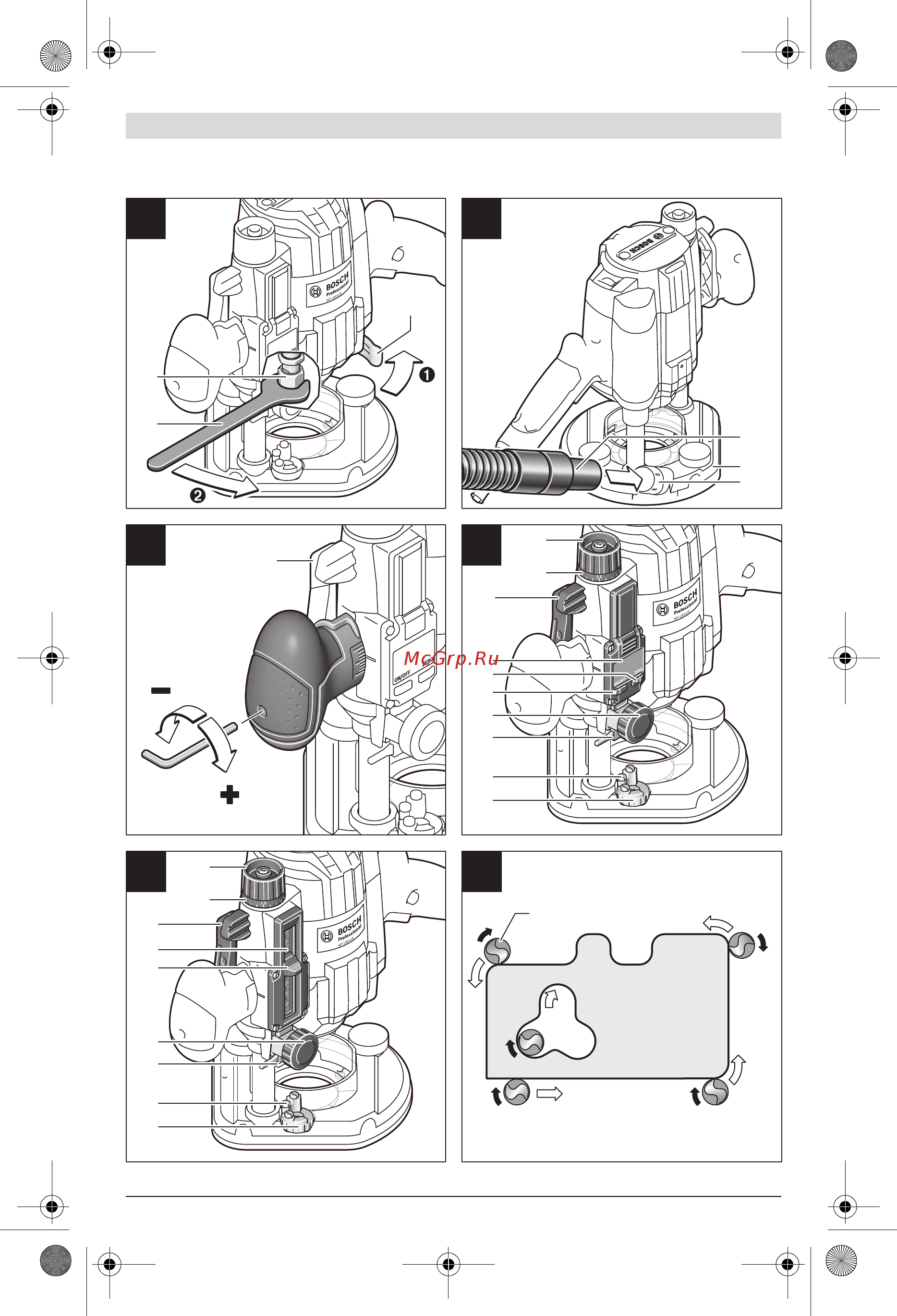 Bosch GOF 1250 CE 601626001 Инструкция по эксплуатации онлайн [4/223] 306985