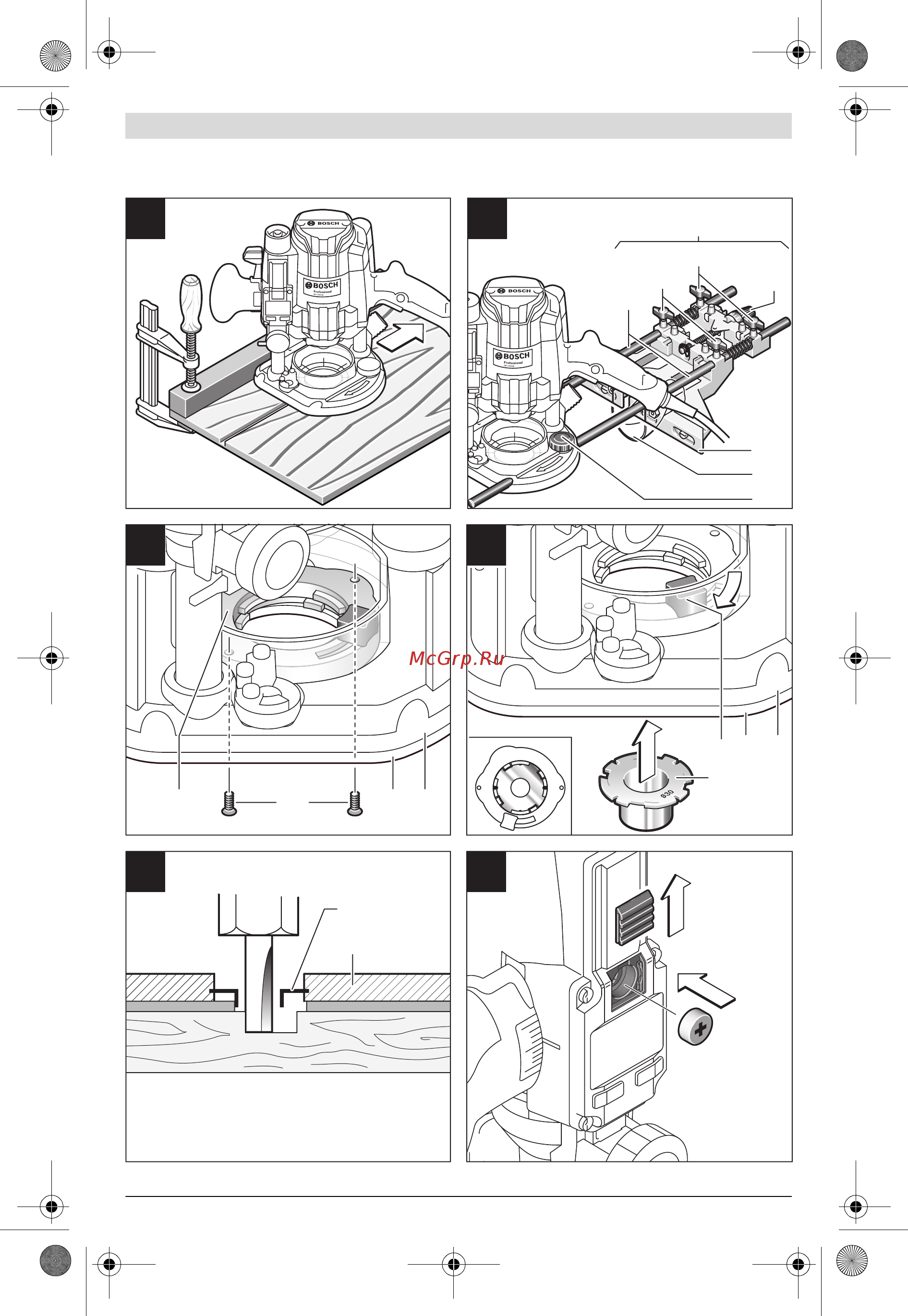Bosch GOF 1250 CE 601626001 Инструкция по эксплуатации онлайн [5/223] 306985