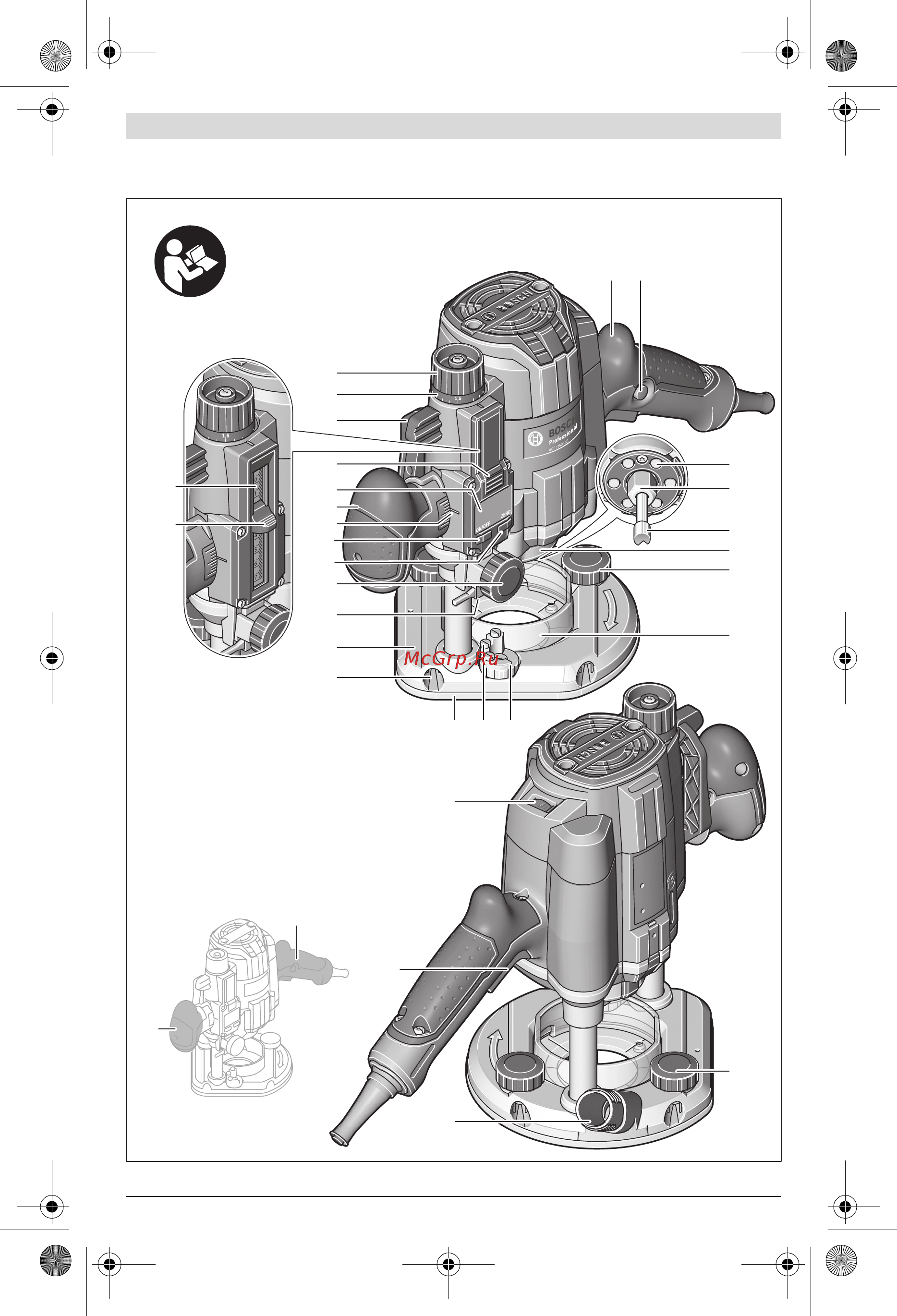 Bosch GOF 1250 LCE 601626101 [3/223] Gof 1250 ce