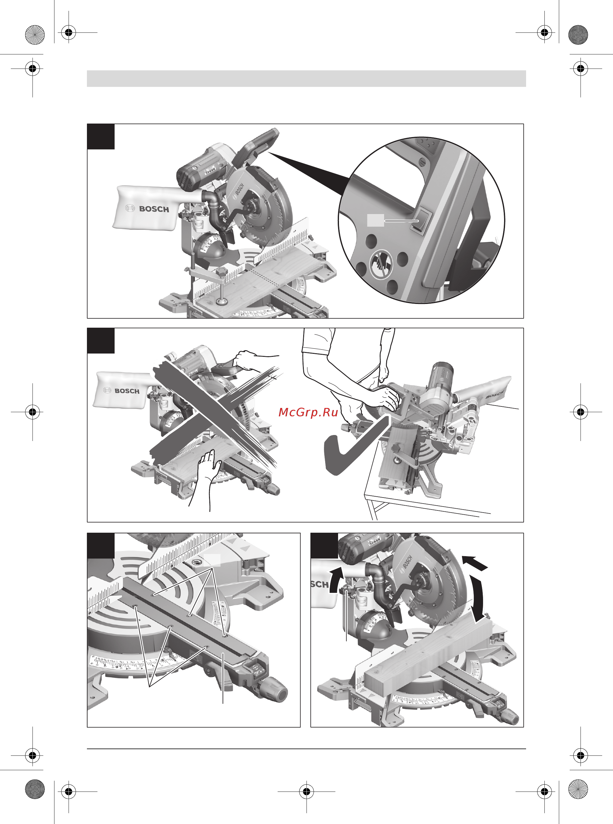 Bosch GCM 12 GDL 0601B23600 Инструкция по эксплуатации онлайн [11/480] 307002