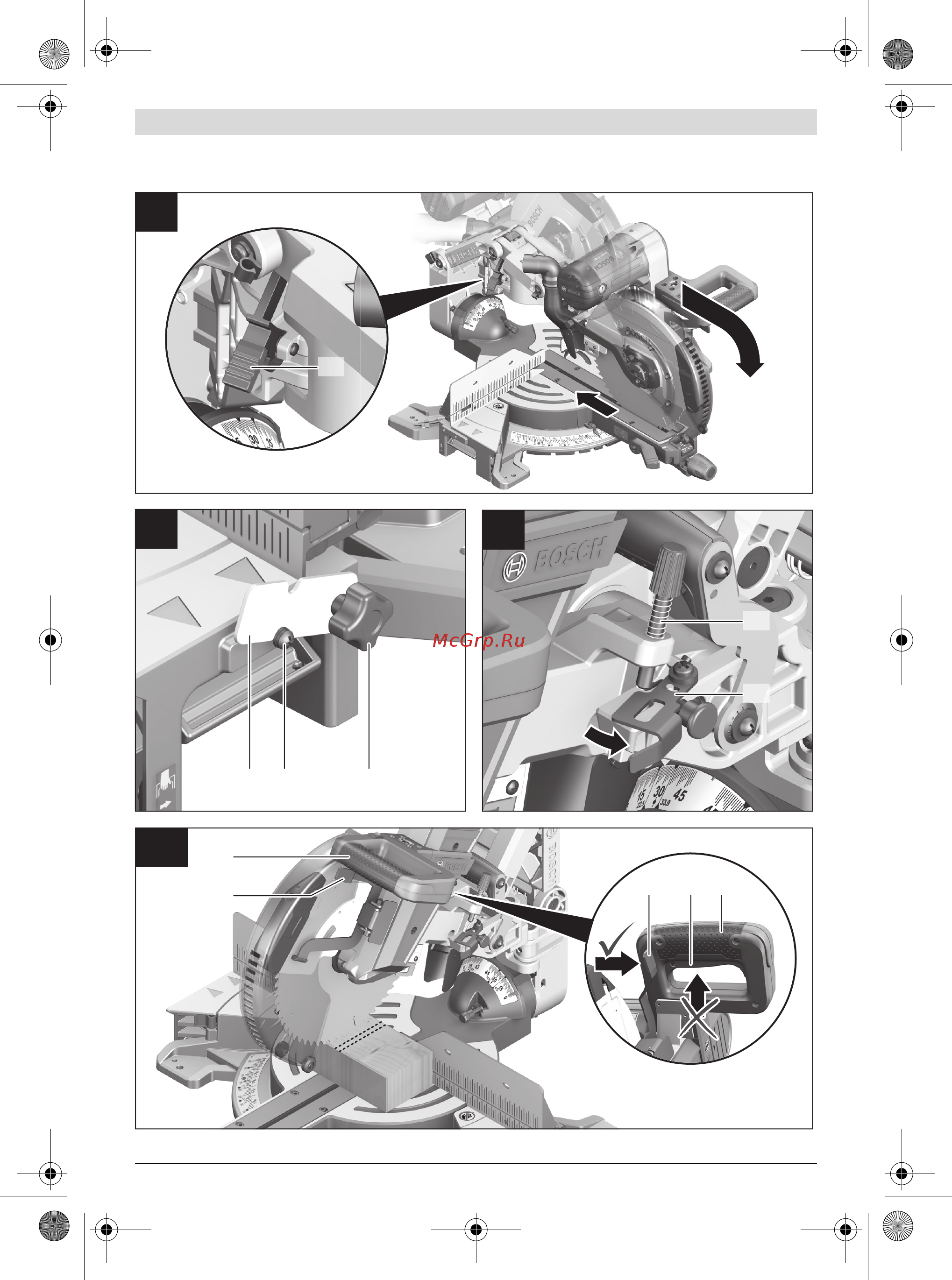 Bosch GCM 12 GDL 0601B23600 Инструкция по эксплуатации онлайн [12/480] 307002