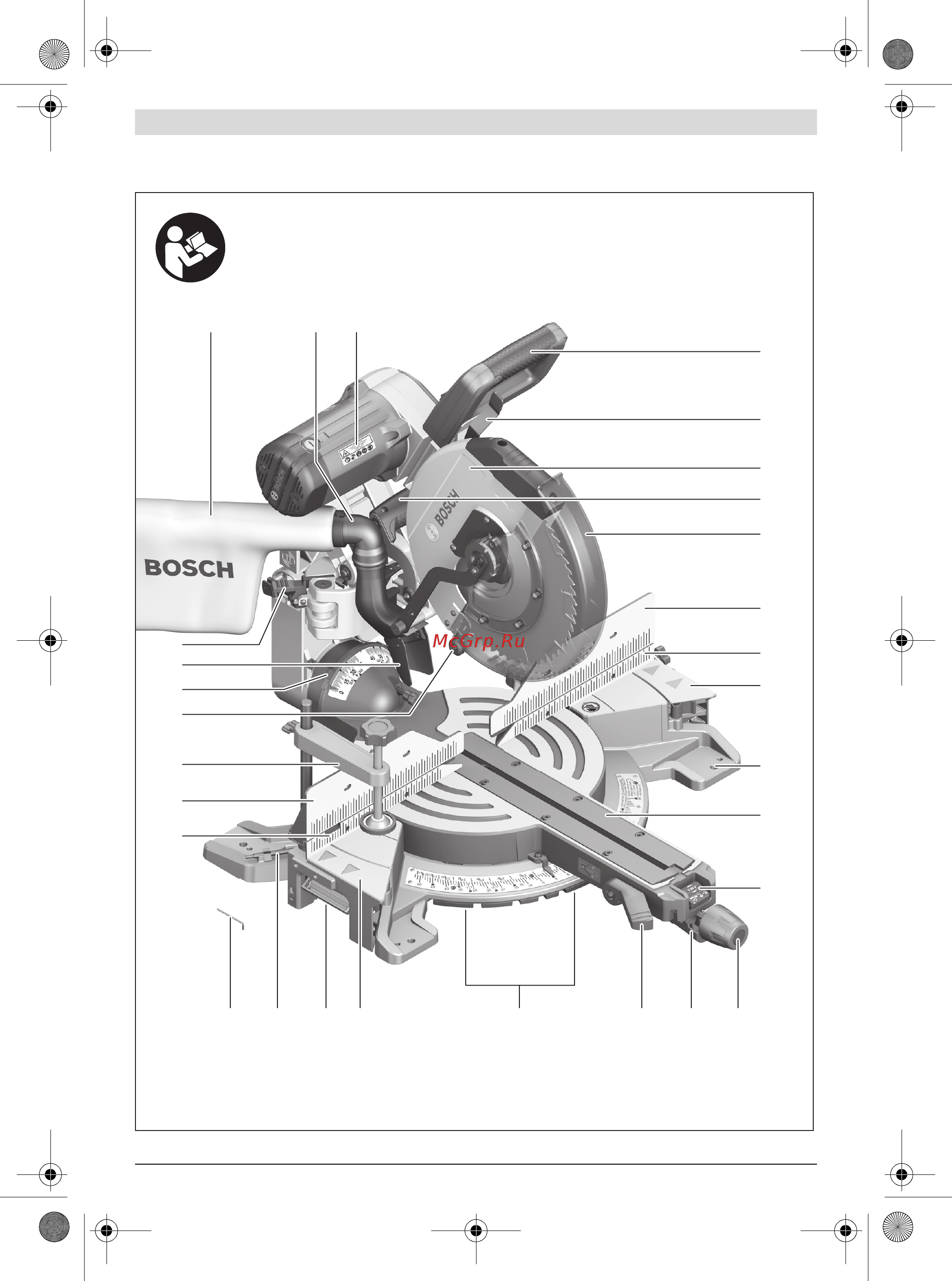 Bosch GCM 12 GDL 0601B23600 [3/480] Gcm 12 gdl