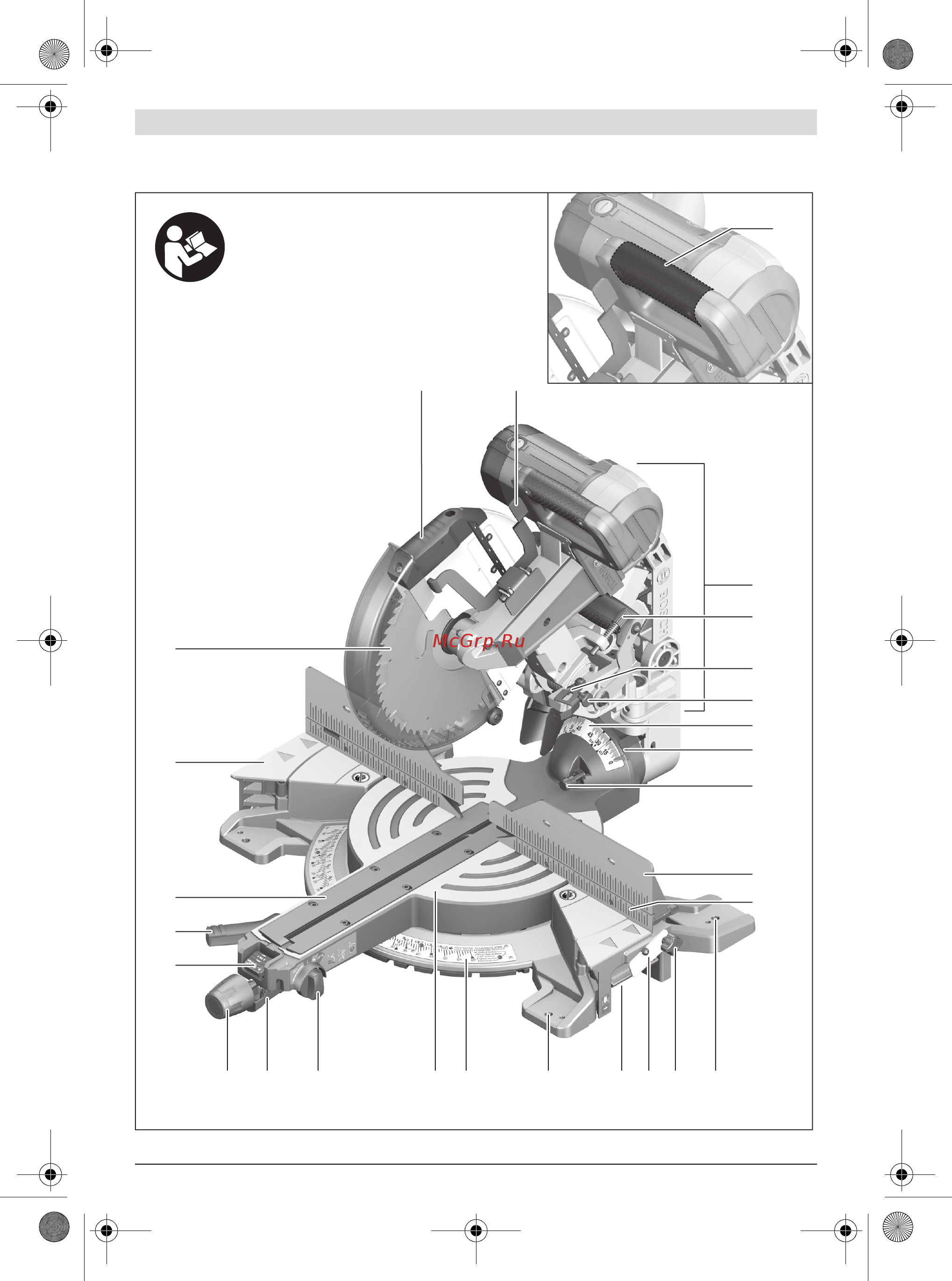 Bosch GCM 12 GDL 0601B23600 Инструкция по эксплуатации онлайн [4/480] 307002