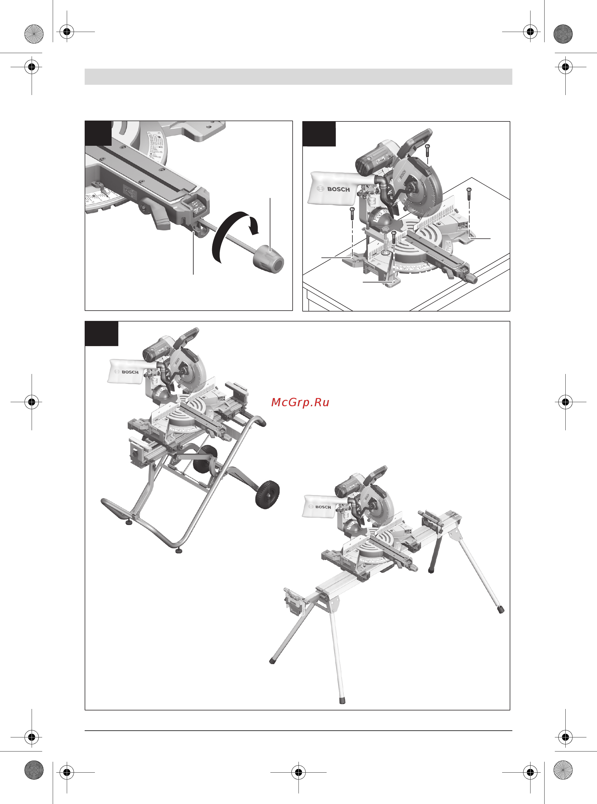 Bosch GCM 12 GDL 0601B23600 Инструкция по эксплуатации онлайн [6/480] 307002