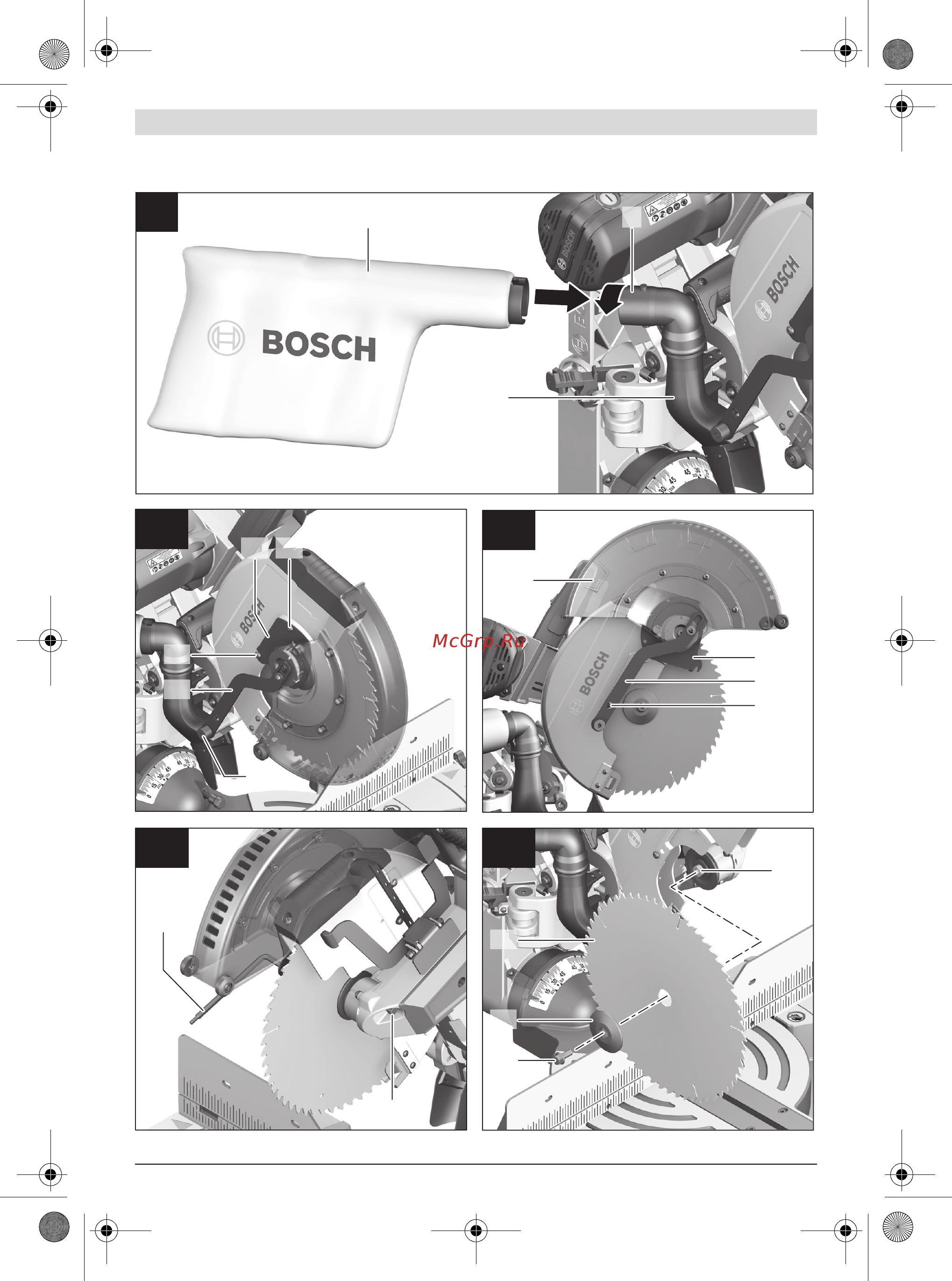 Bosch GCM 12 GDL 0601B23600 Инструкция по эксплуатации онлайн [7/480] 307002