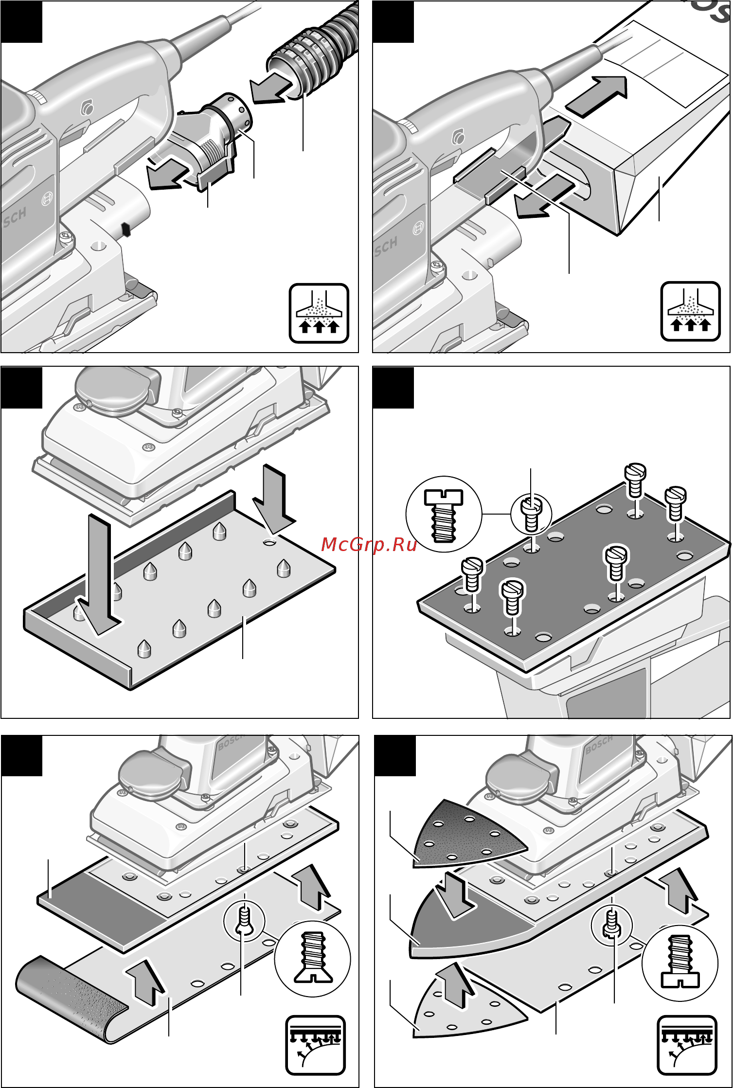 Bosch GSS 280 AE 601293670 Инструкция по эксплуатации онлайн [3/9] 307009