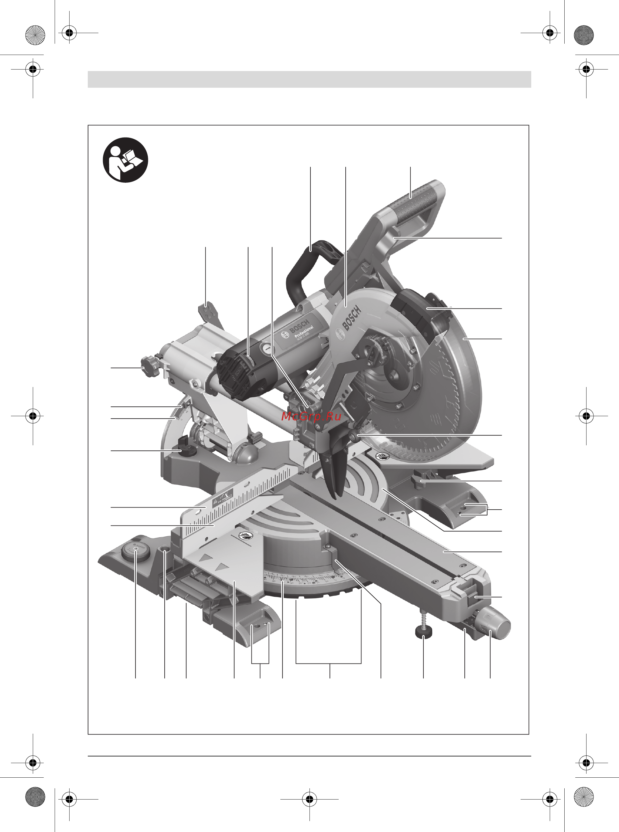 Bosch GCM 12 SDE 0601B23100 [3/402] Gcm 12 sde