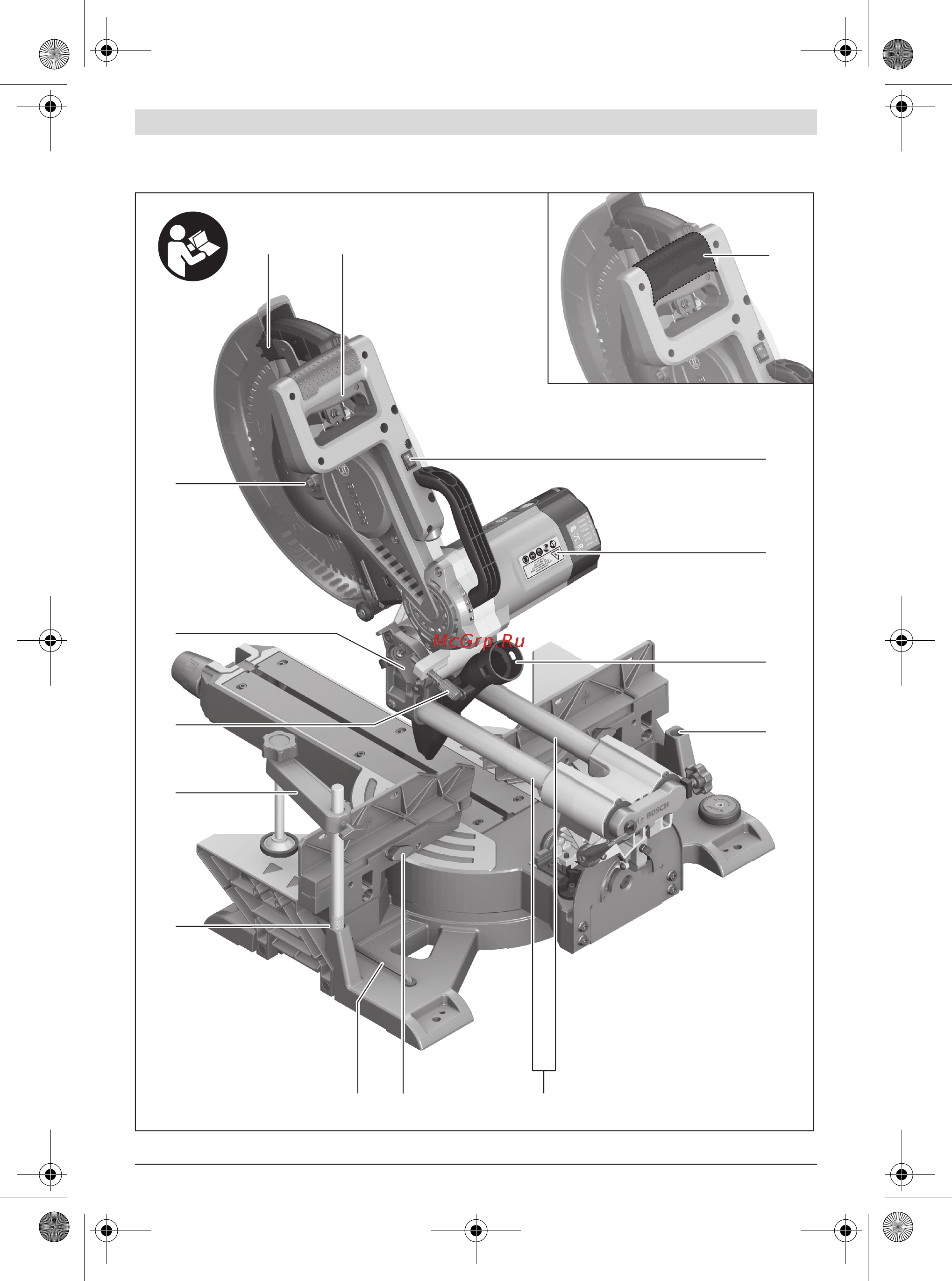Bosch GCM 12 SDE 0601B23100 [4/402] Gcm 12 sde