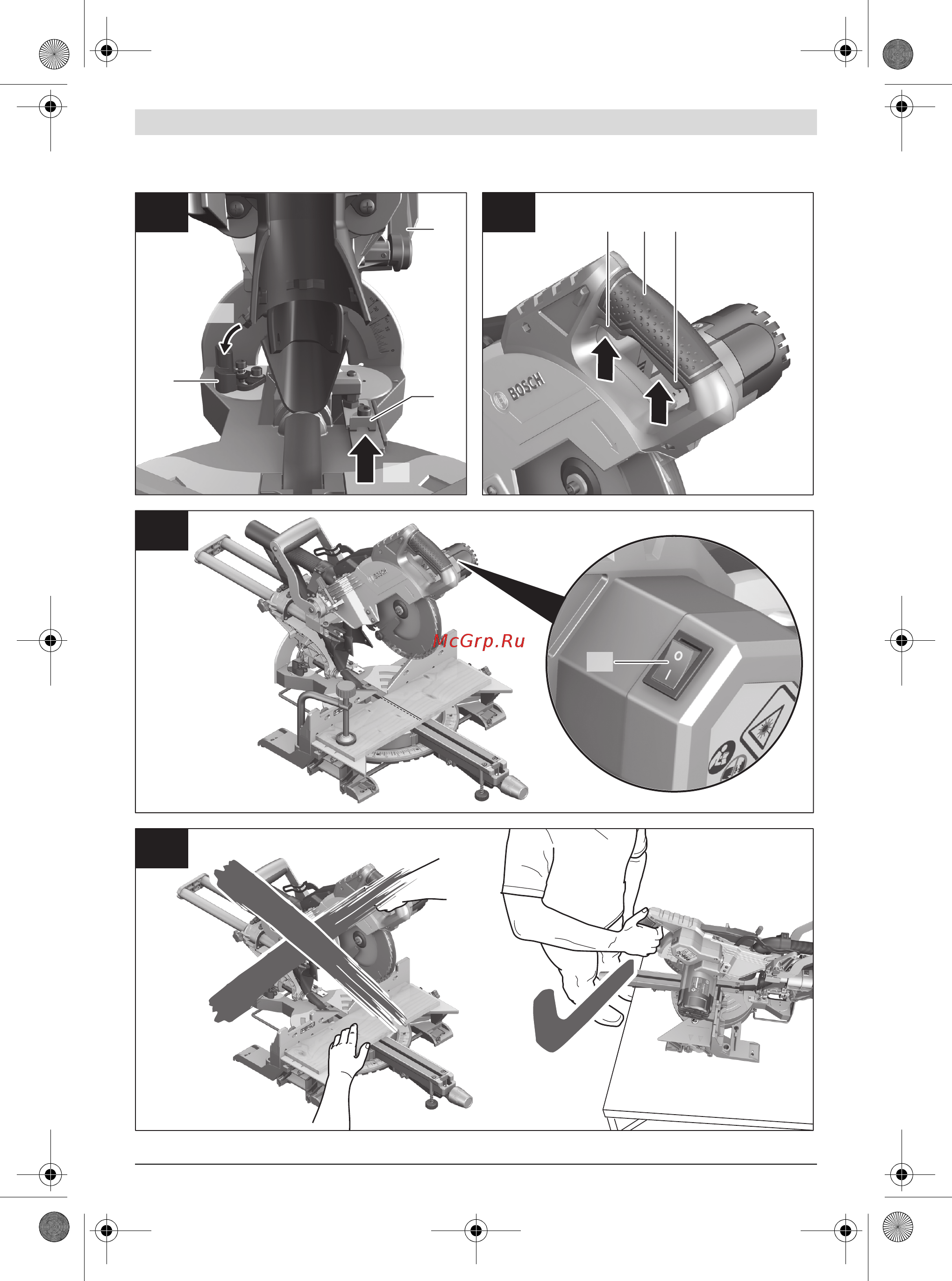 Bosch GCM 8 SJL 0601B19100 Инструкция по эксплуатации онлайн [7/349] 307014