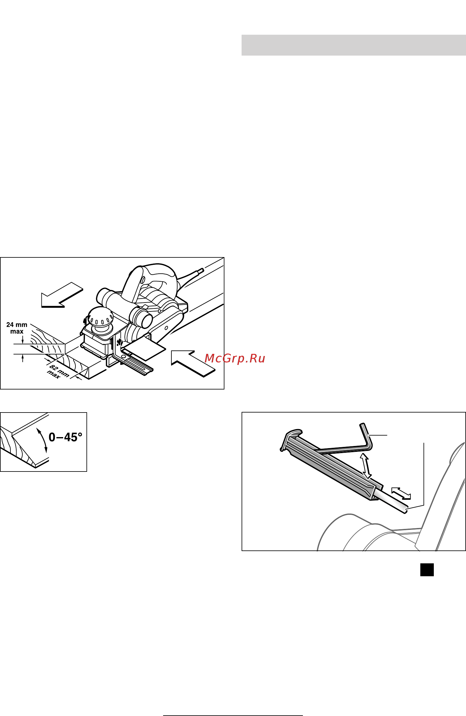 Bosch GHO 40-82 C 060159A760 [10/13] Замена строгальных ножей