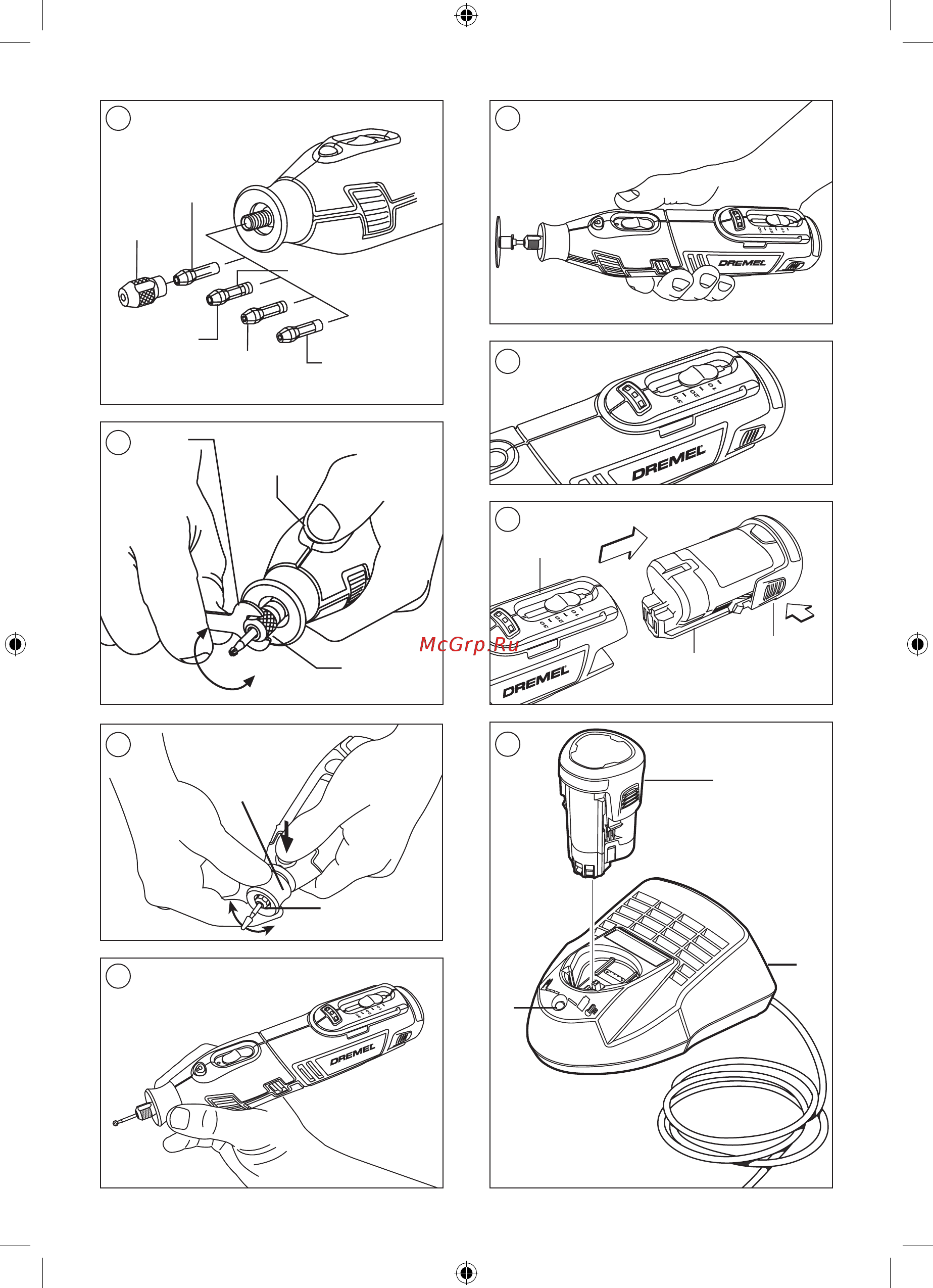 Dremel F0138200JM Инструкция по эксплуатации онлайн [3/144] 307026