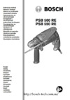Bosch PSB 500 RE 603127020 Инструкция по эксплуатации
