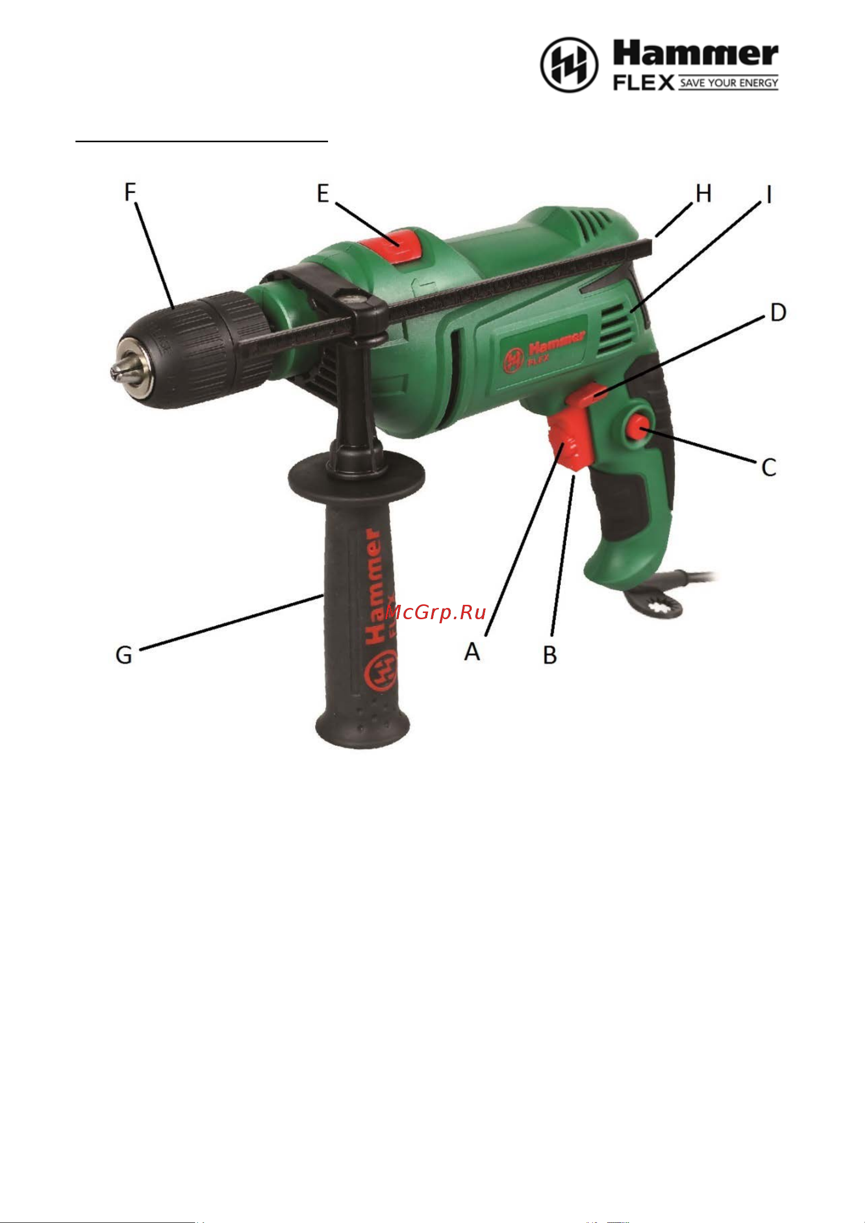 Hammer UDD620D 315792 Инструкция по эксплуатации онлайн [3/12] 308401