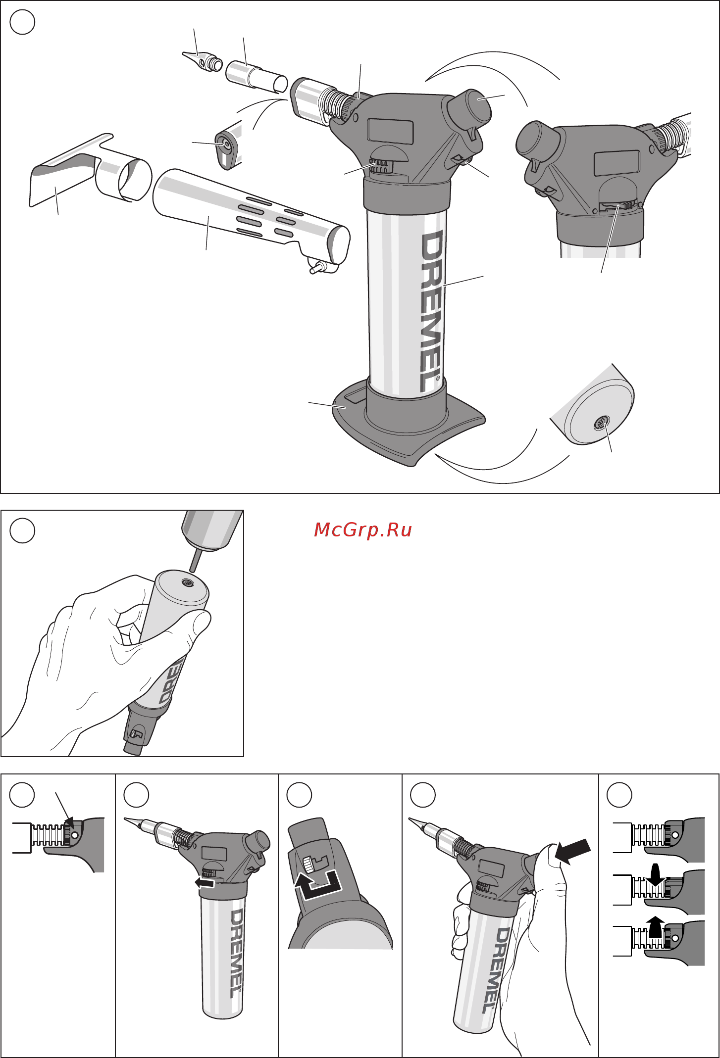 Dremel F0132200JC Инструкция по эксплуатации онлайн [2/80] 307423