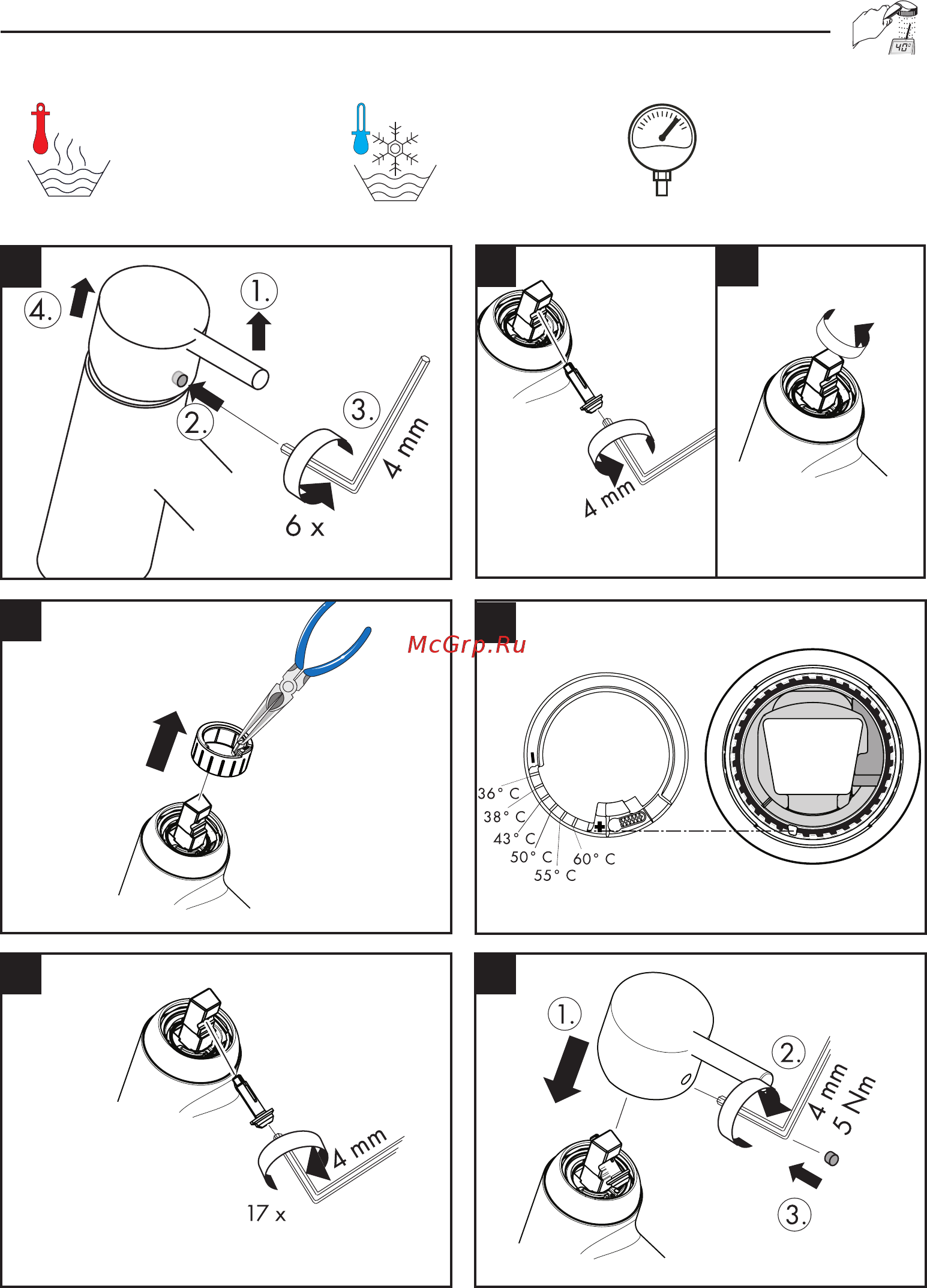 HansGrohe Logis 71605000 хром Инструкция по эксплуатации онлайн [5/12] 371987