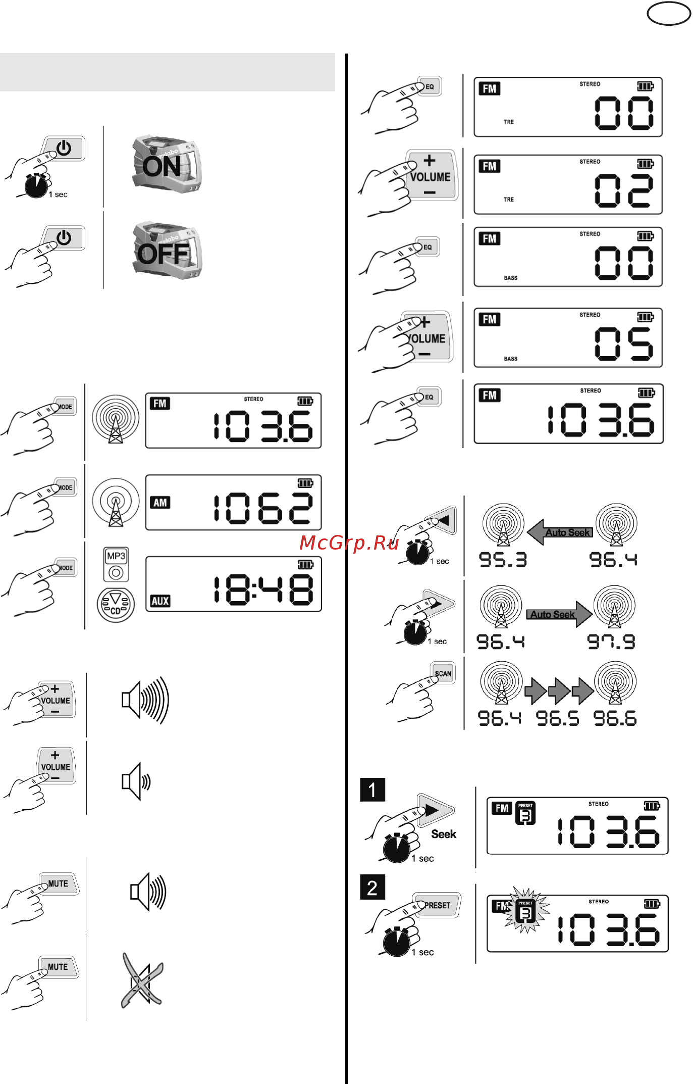 Metabo POWERMAXX RC 12 602113000 [11/83] English